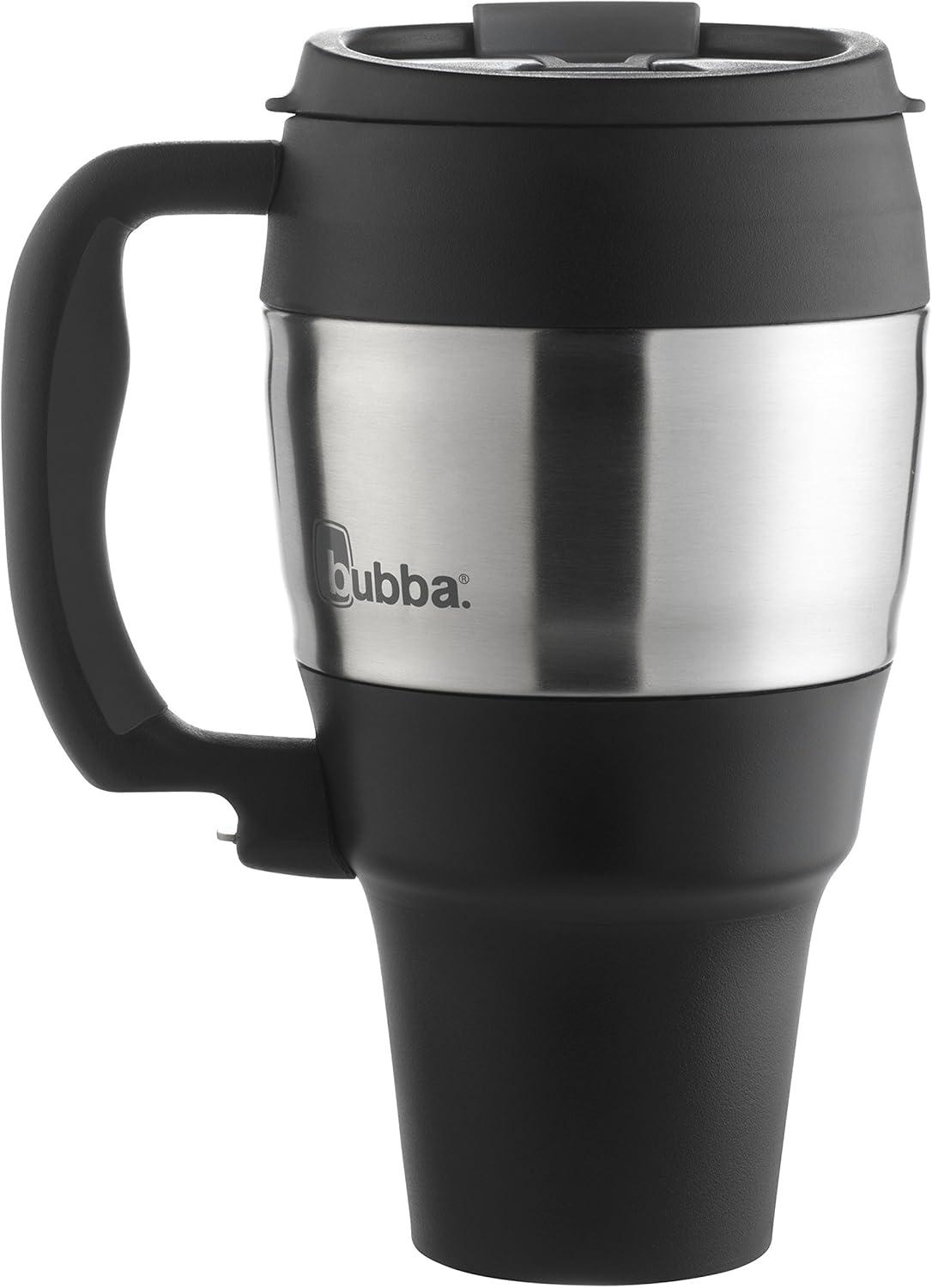 bubba Classic Stainless Steel Mug with Handle Black, 34 fl oz.