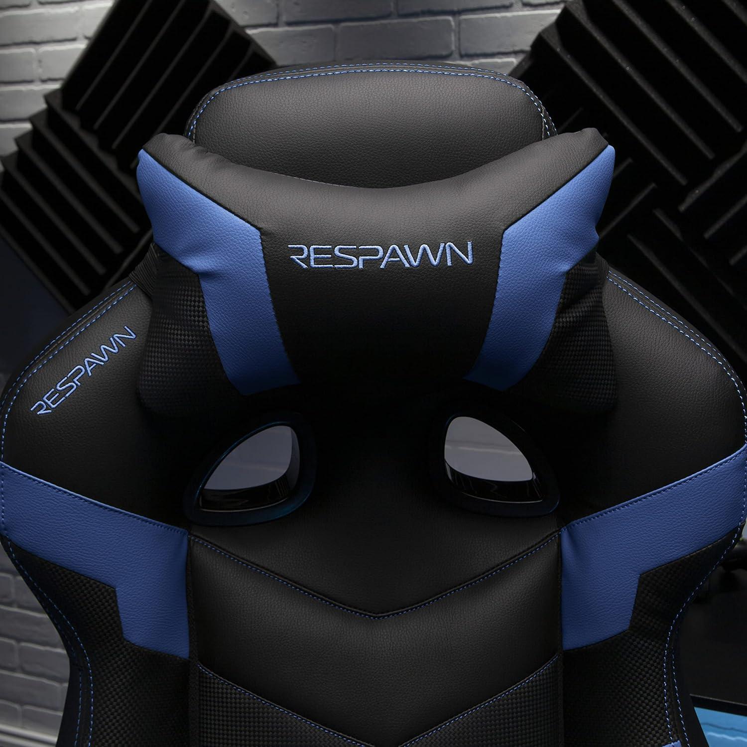 Respawn RESPAWN 110 Pro Gaming Chair - Gaming Chair with Footrest, Reclining Gaming Chair, Video Gaming Computer Desk Chair, Adjustable Desk Chair, Gaming Chairs For Adults With Headrest Pillow