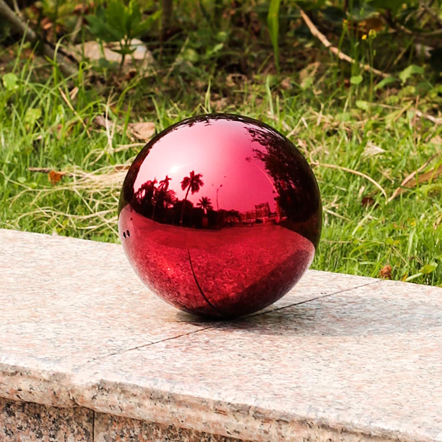 The Holiday Aisle® Champlain Metal Abstract Gazing Ball