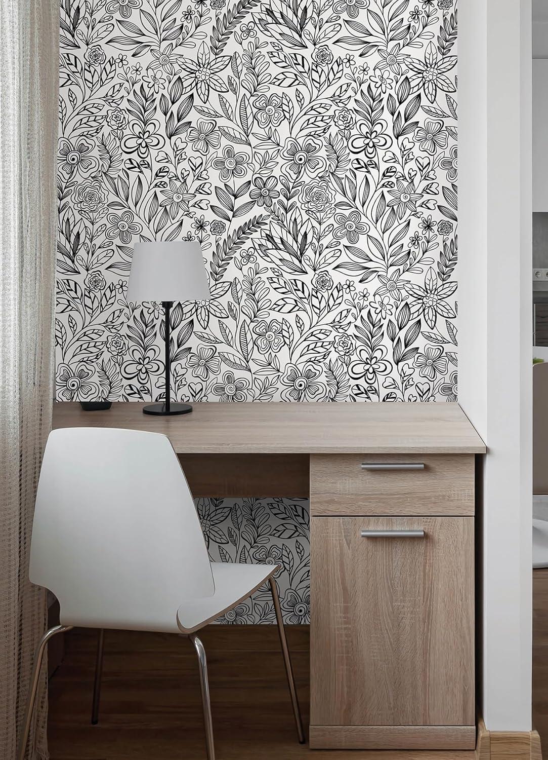 Garden Simply Stated Florals Peel and Stick Wallpaper