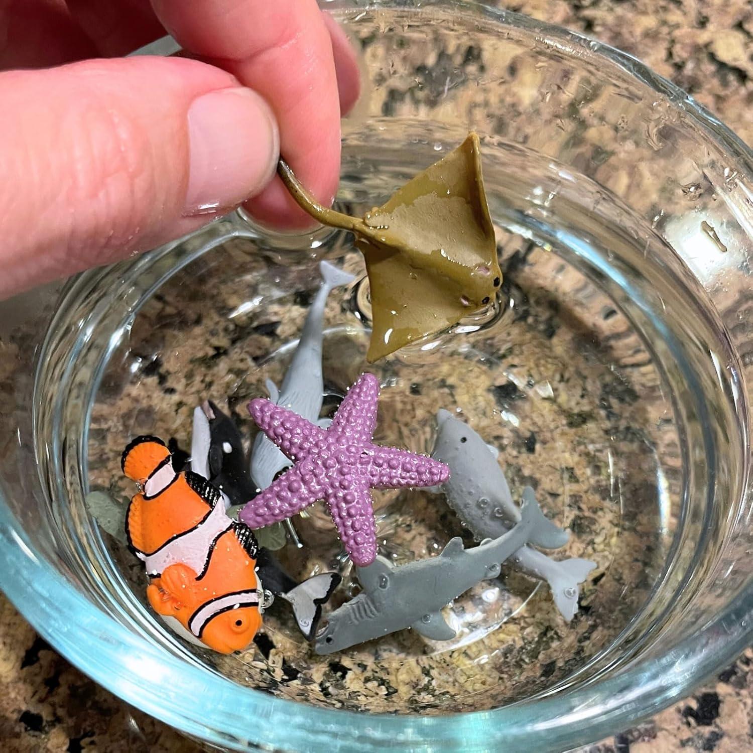 Safari Ltd. Ocean Fun Pack - Mini Figures of Sea Creatures - Educational Toy Set for Boys, Girls, and Kids Ages 5+