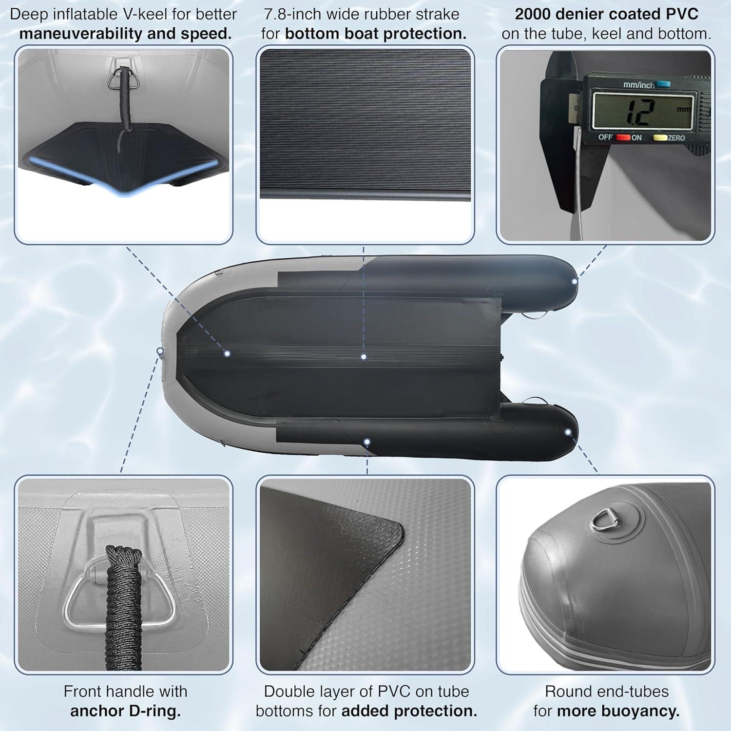 ALEKO Inflatable Fishing Boat