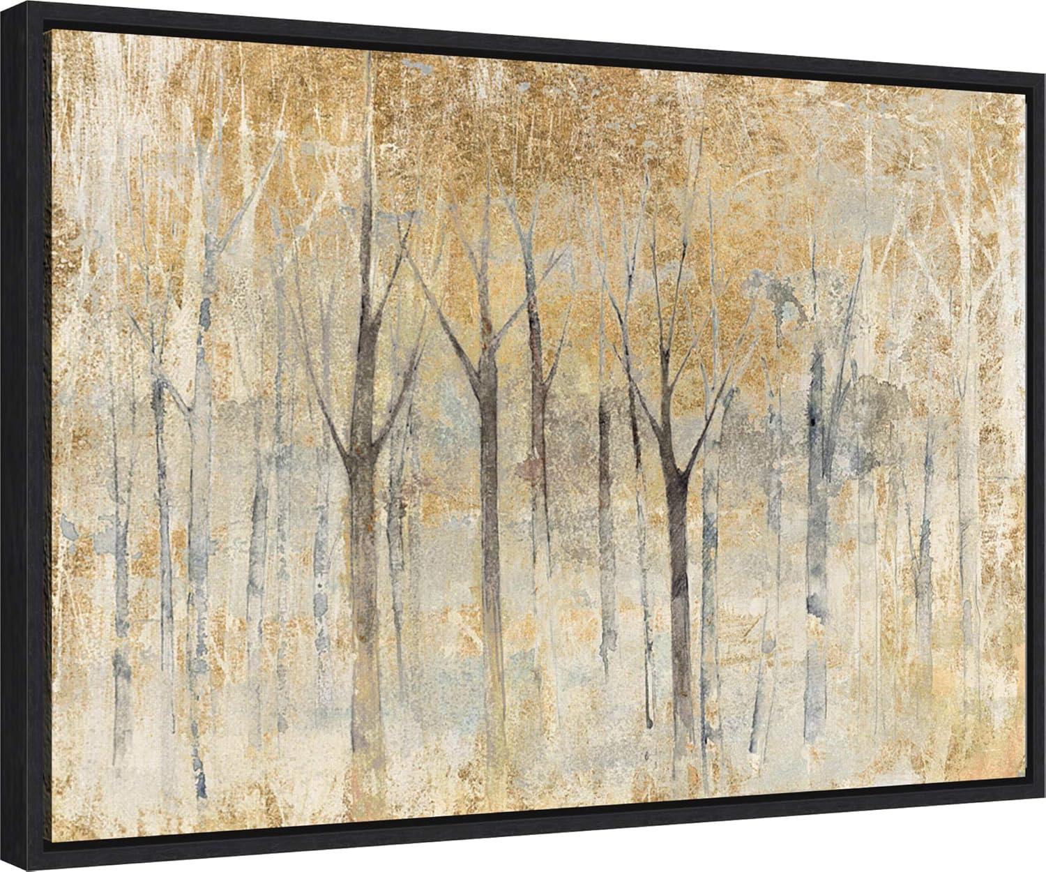 Amanti Art Seasons End Gold by Avery Tillmon Framed Canvas Wall Art