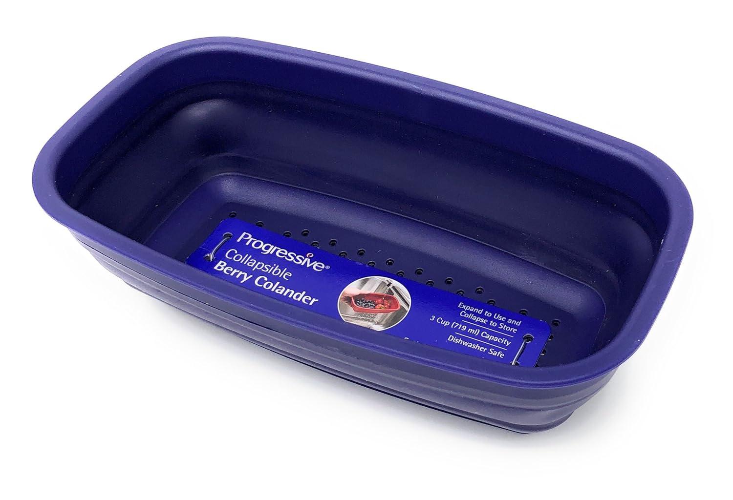 Progressive Collapsible Berry Colander Fruit Vegetable Mini Small 3 Cup