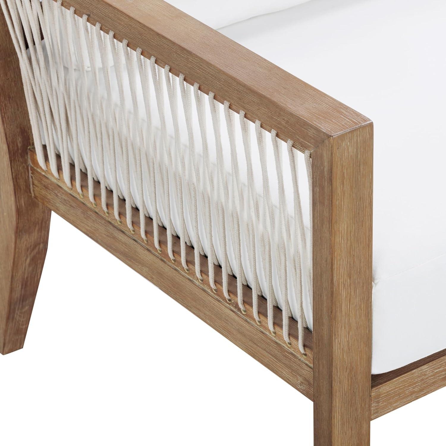 Nathan James Set of 2 Freya Outdoor Loveseat White