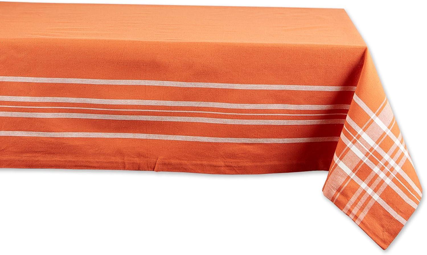 Burnt Orange Harvest Market Tablecloth 60X84