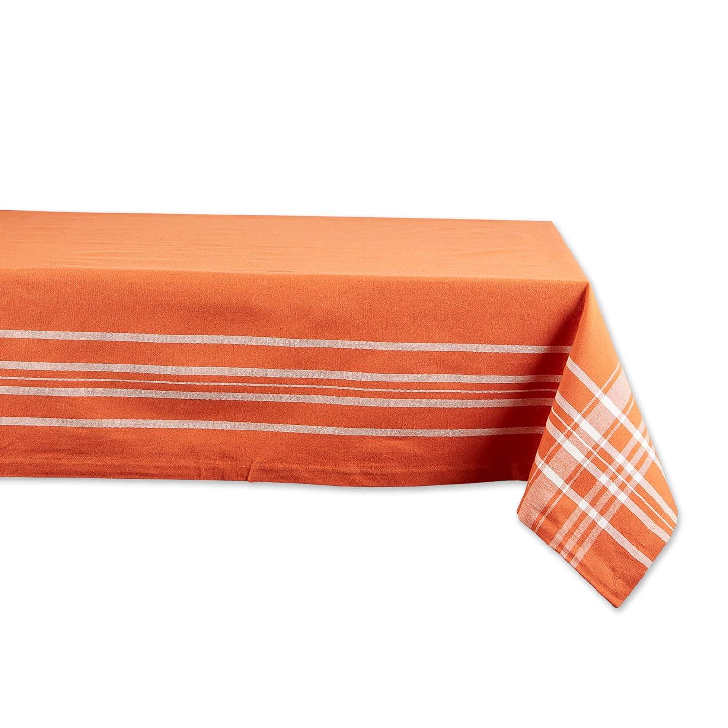 Burnt Orange Harvest Market Tablecloth 60X84