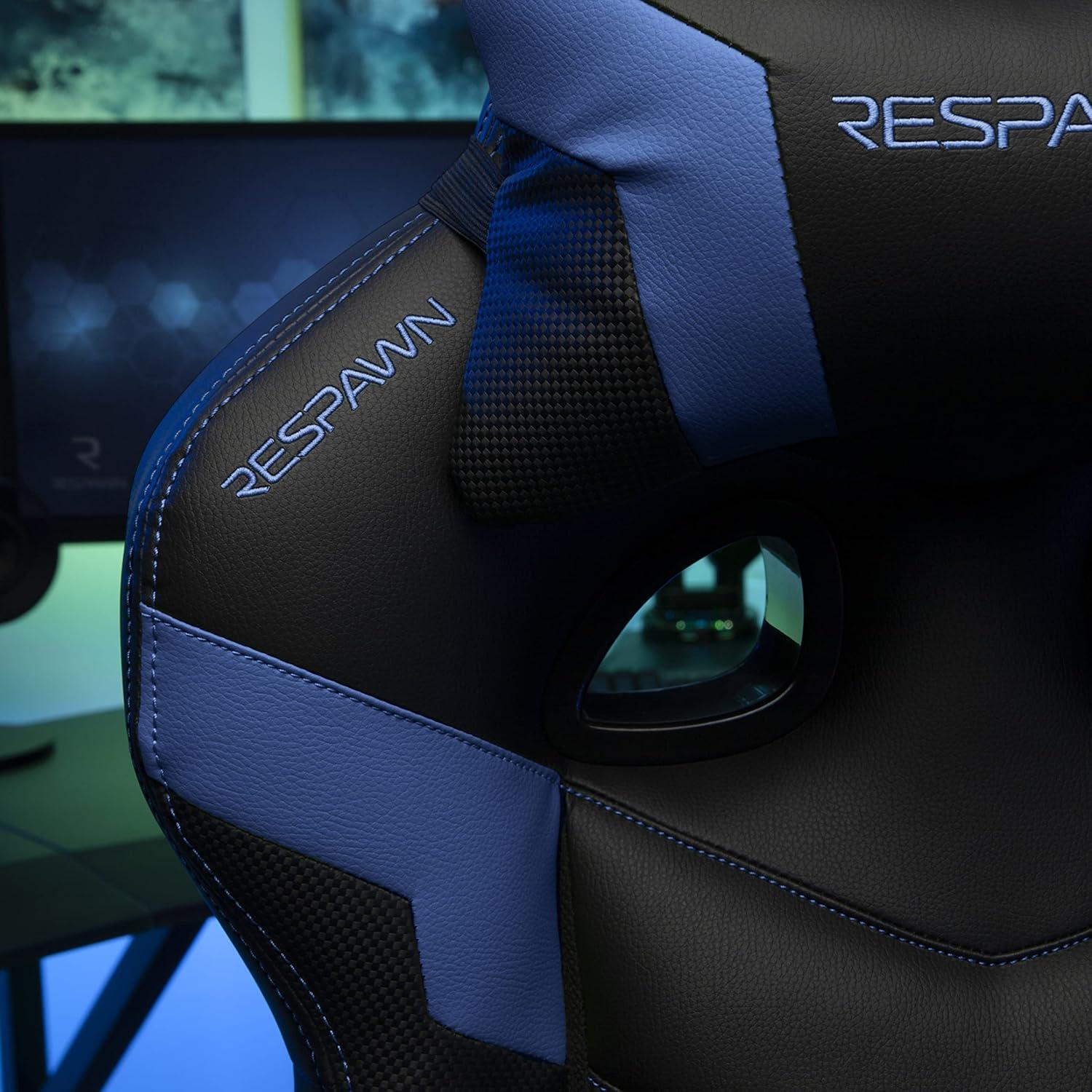 Respawn RESPAWN 110 Pro Gaming Chair - Gaming Chair with Footrest, Reclining Gaming Chair, Video Gaming Computer Desk Chair, Adjustable Desk Chair, Gaming Chairs For Adults With Headrest Pillow