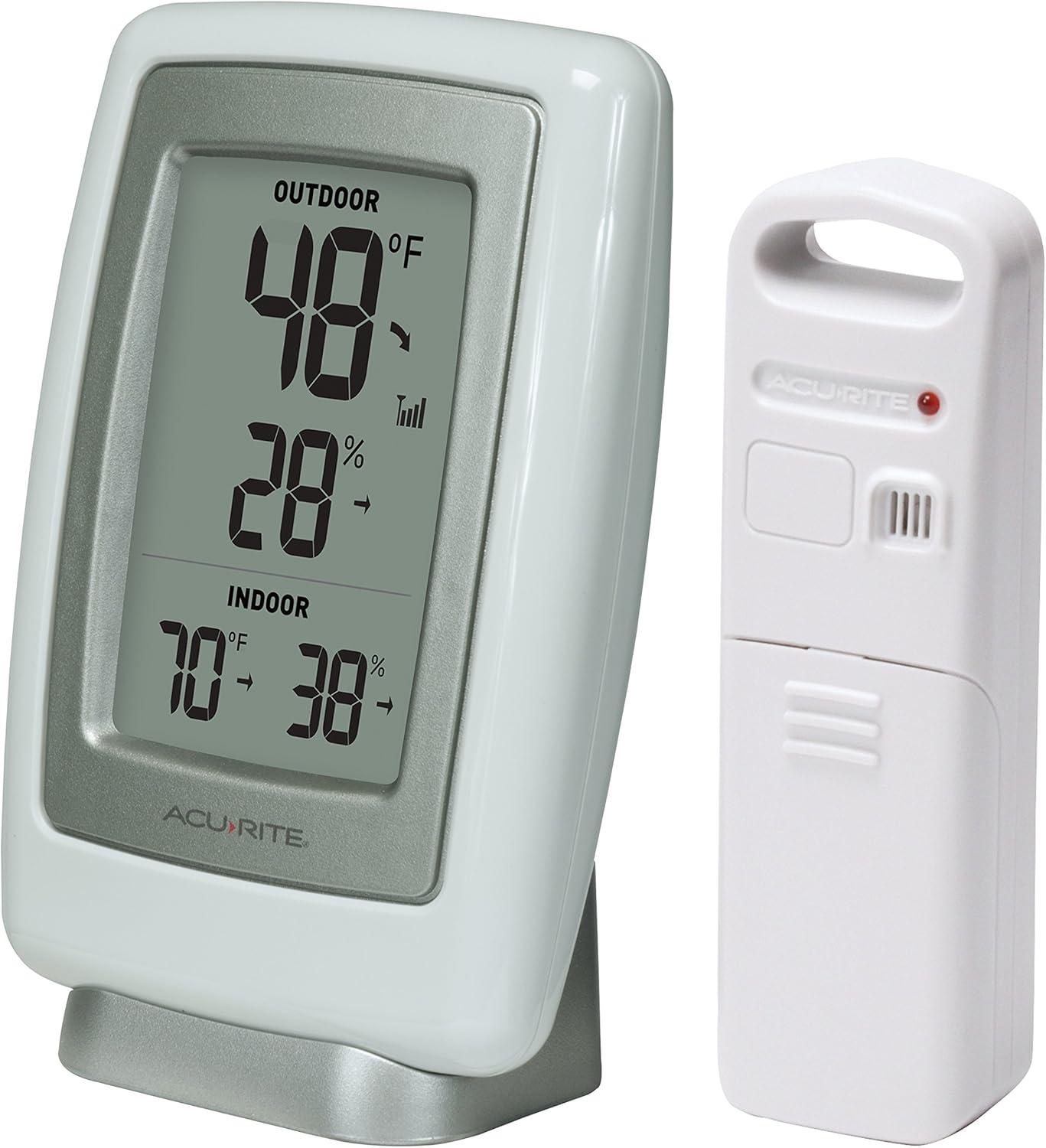 ACURITE 00611A3 Digital Thermometer,4-13/16" H,3-1/2" W G7428596ACURITE 00611A3 Digital Thermometer,4-13/16" H,3-1/2" W