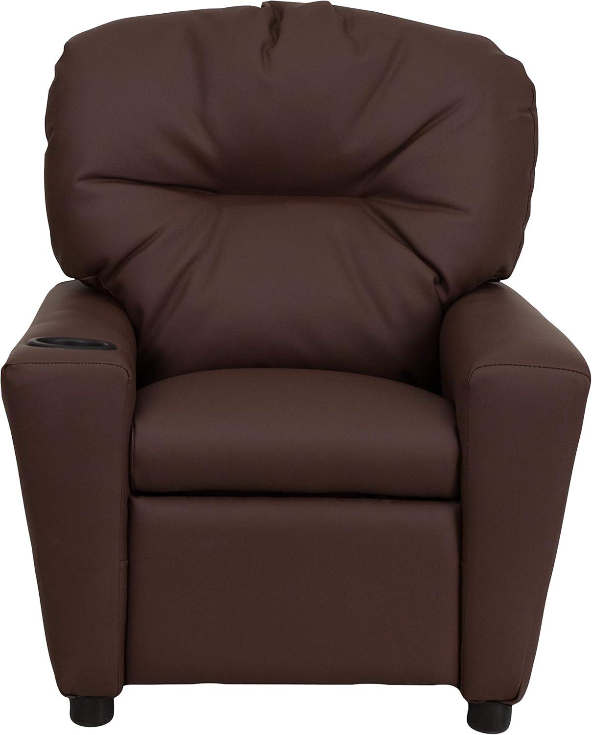 Flash Furniture Contemporary Kids Recliner with Cup Holder