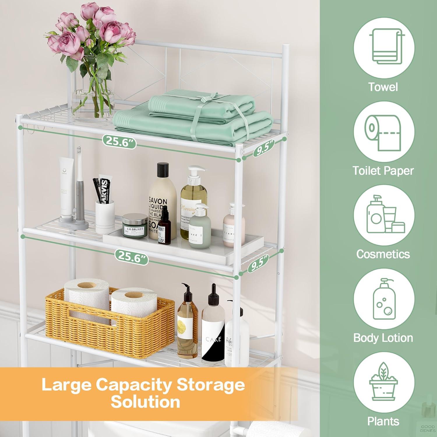 Porcia Metal Freestanding Over The Toilet Storage