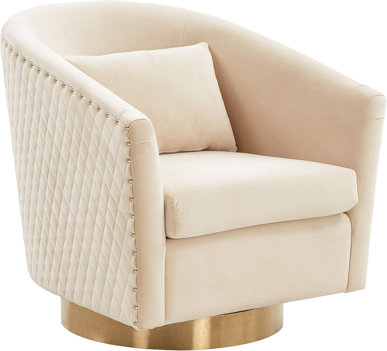 Skye Upholstered Swivel Barrel Chair