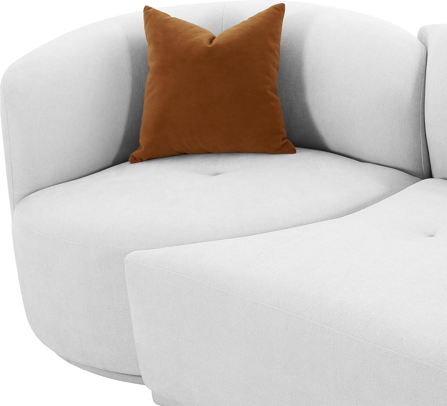 TOV Furniture Fickle Boucle 2-Piece Modular RAF Sofa