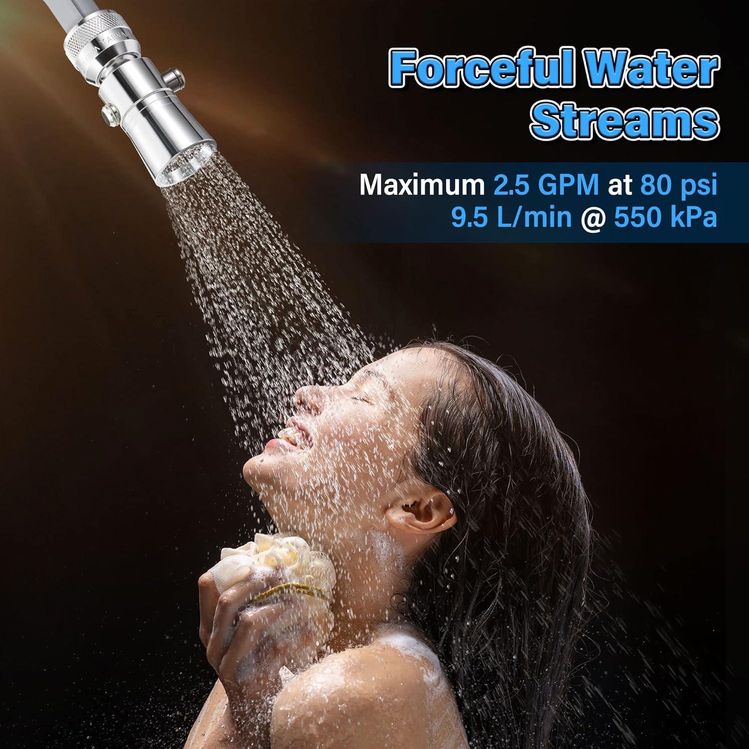 Universal Showering Components Two-Setting 2.5 GPM Shower Head