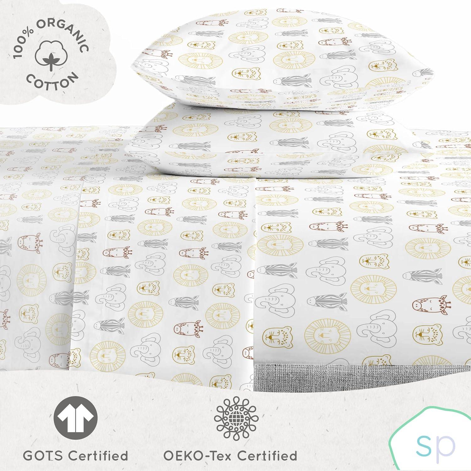 Saturday Park Saturday Park Safari Friends 100% Organic Cotton Bed Set