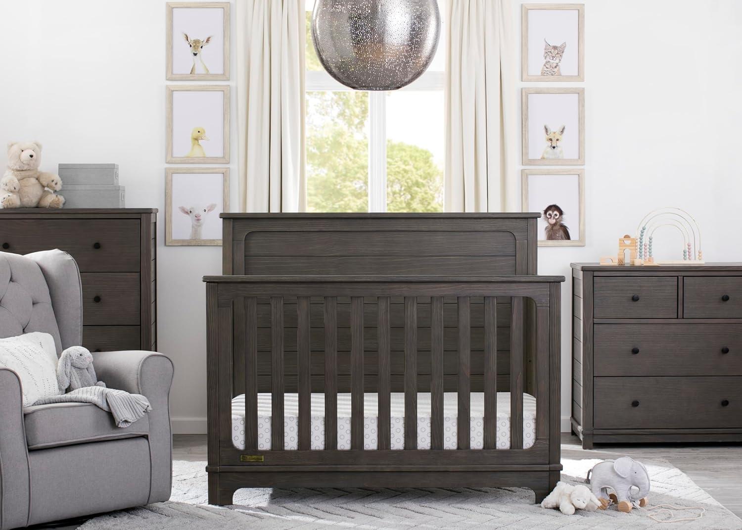 Simmons Kids' Slumbertime Monterey 4-in-1 Convertible Crib