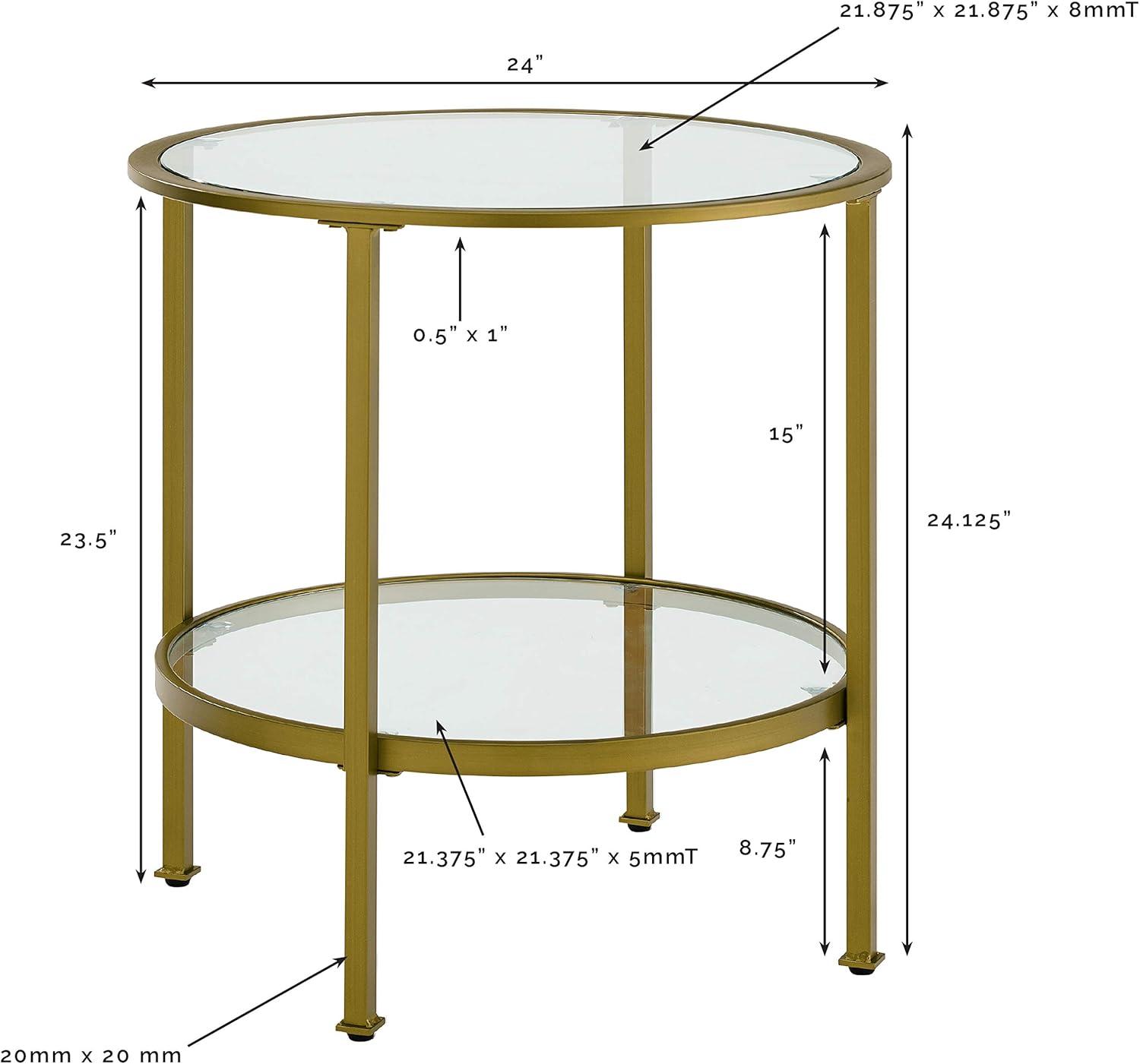 Aimee End Table - Crosley