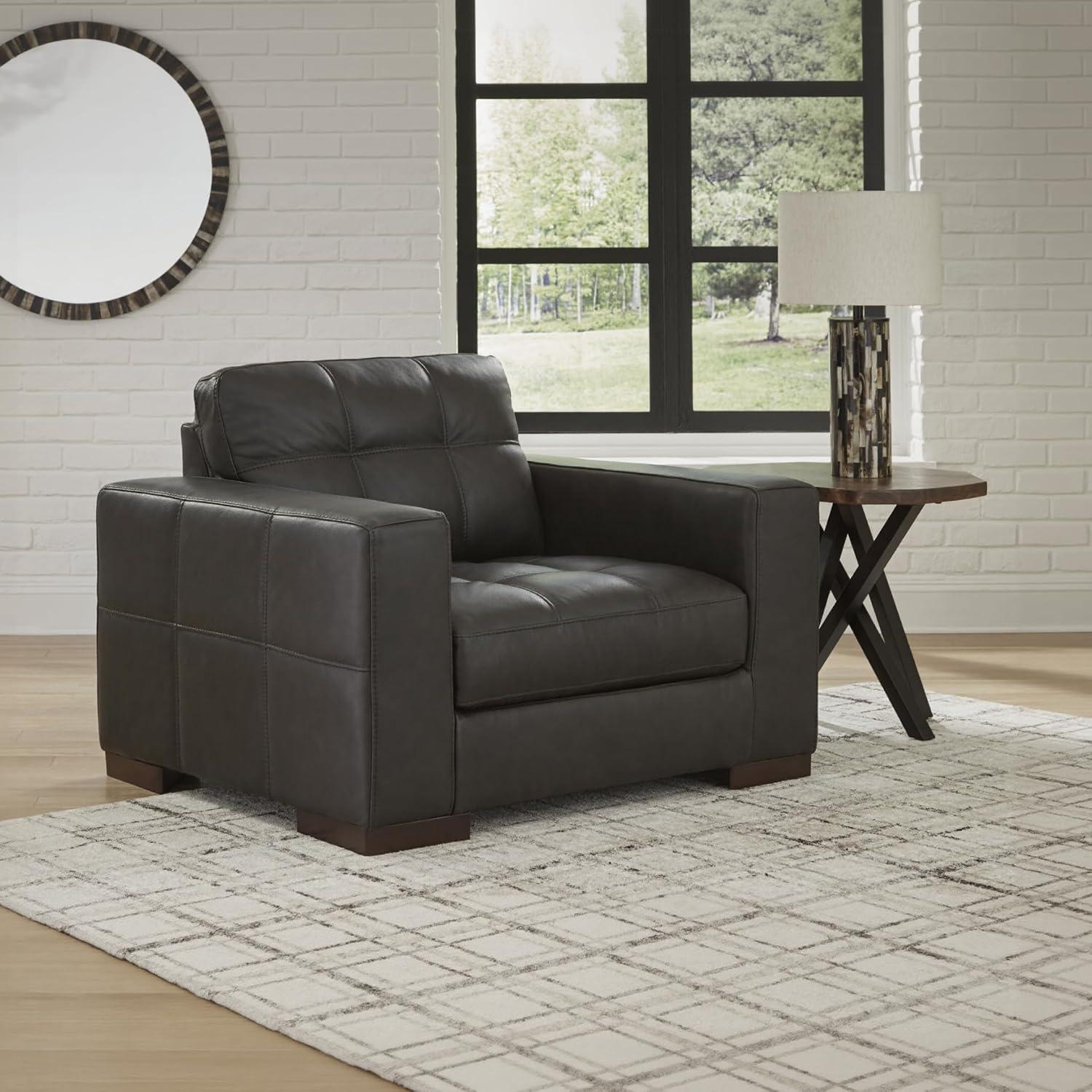 Signature Design by Ashley Luigi Thunder Oversized Chair