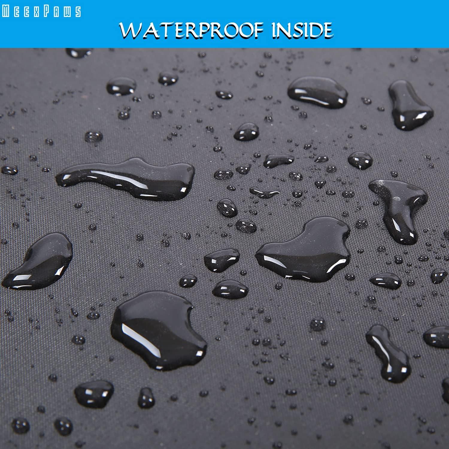 MEEXPAWS Cat Litter Box Enclosure Furniture Hidden, Cat Washroom Bench Storage Cabinet Small 19.7'' x 19.7'' x 19.7''| Dog Proof | Waterproof Inside | Easy Clean | Easy Assembly | Odor Control(Grey)