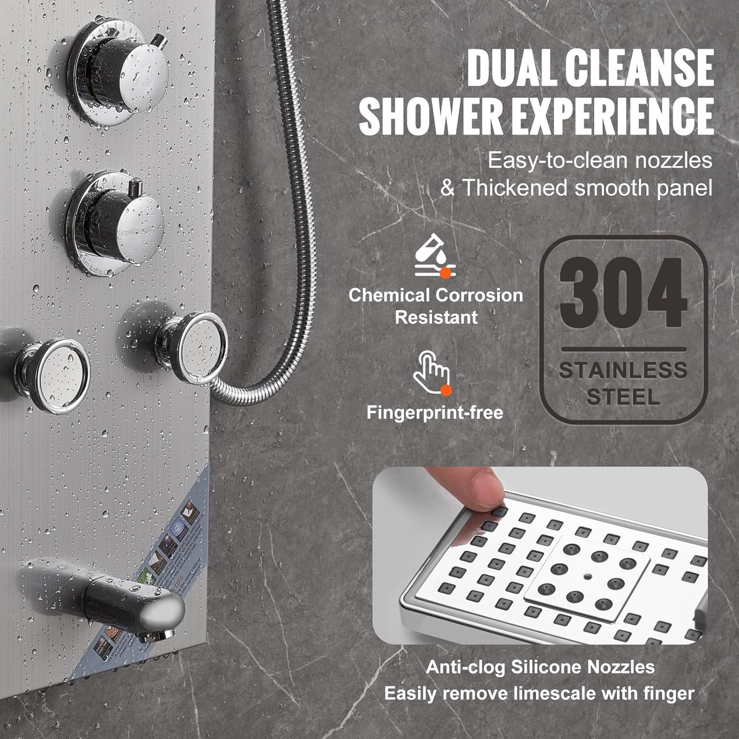 53.2'' Shower Panel with Full Body Shower Head