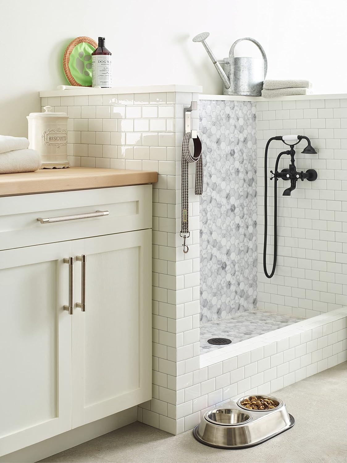 Bray Contemporary Double Prong Decorative Wall Hook