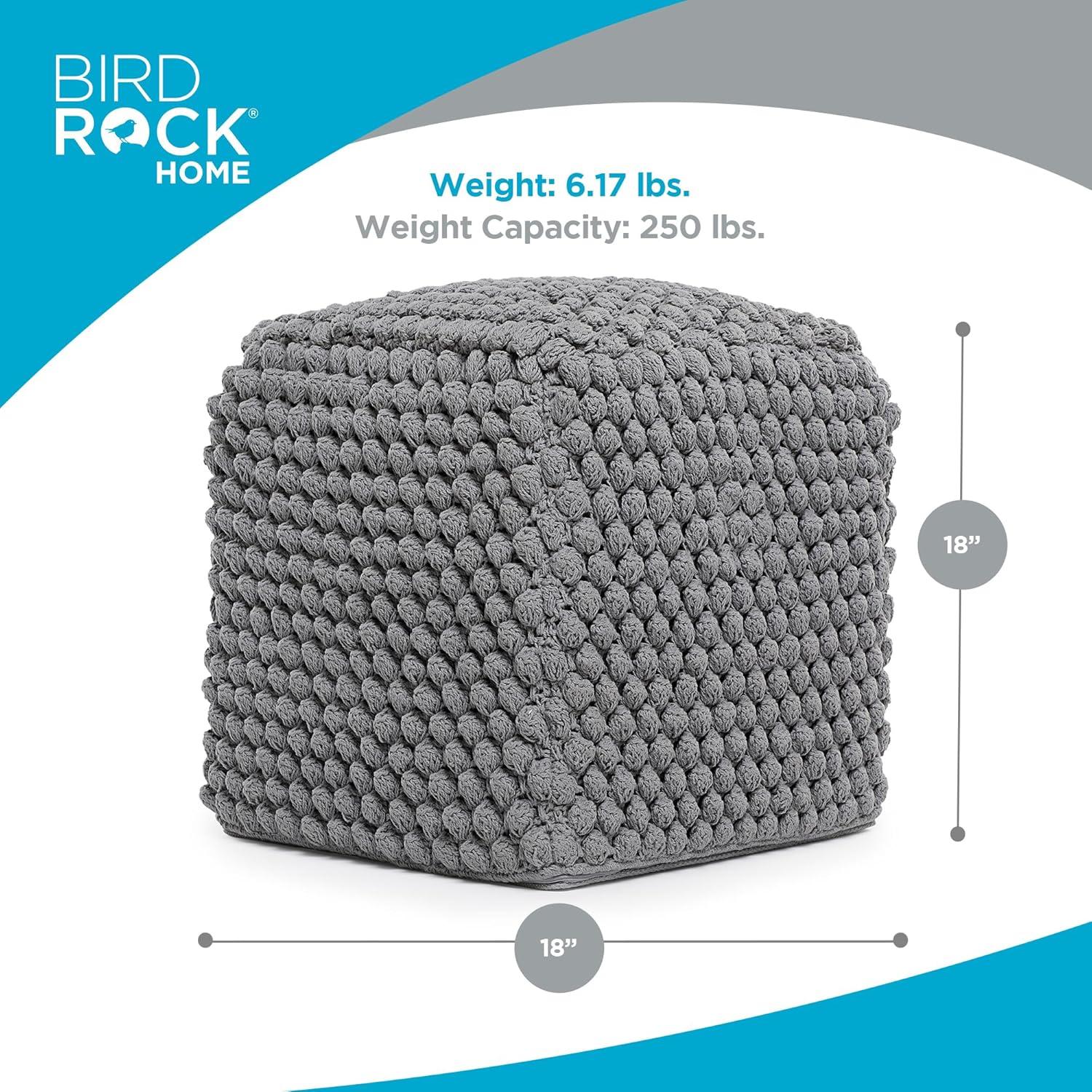 BirdRock Home Upholstered Pouf