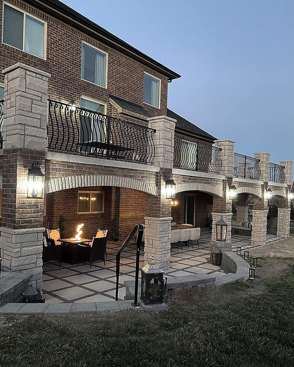 Maxim Lighting - Three Light Outdoor Wall Mount - Vicksburg - 3 Light Large