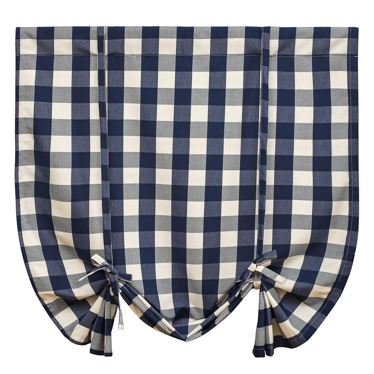 Achim Indoor/Outdoor Light Filtering Rod Pocket Curtain Pair, 1.25" x 9.25"