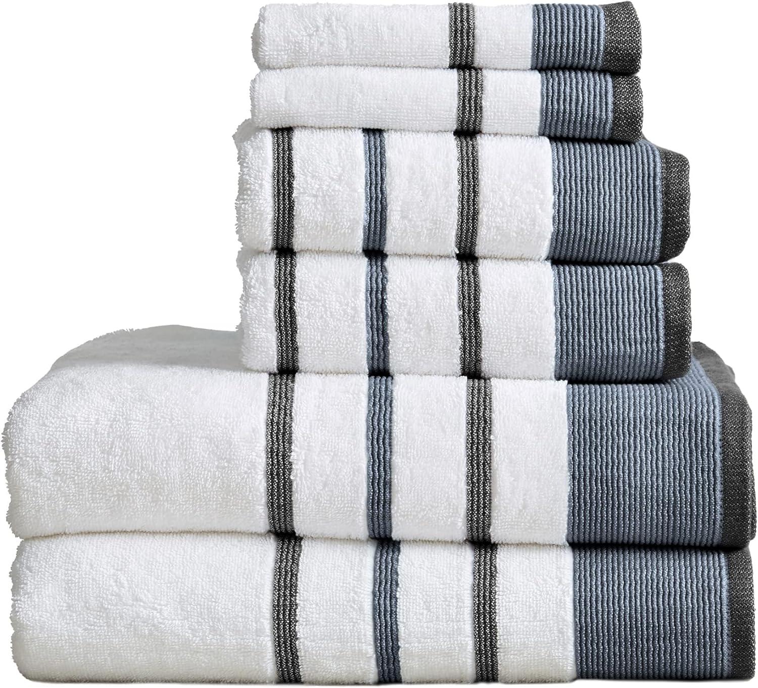 FreshFolds Cotton Blend Decorative 6-Piece Towel Set