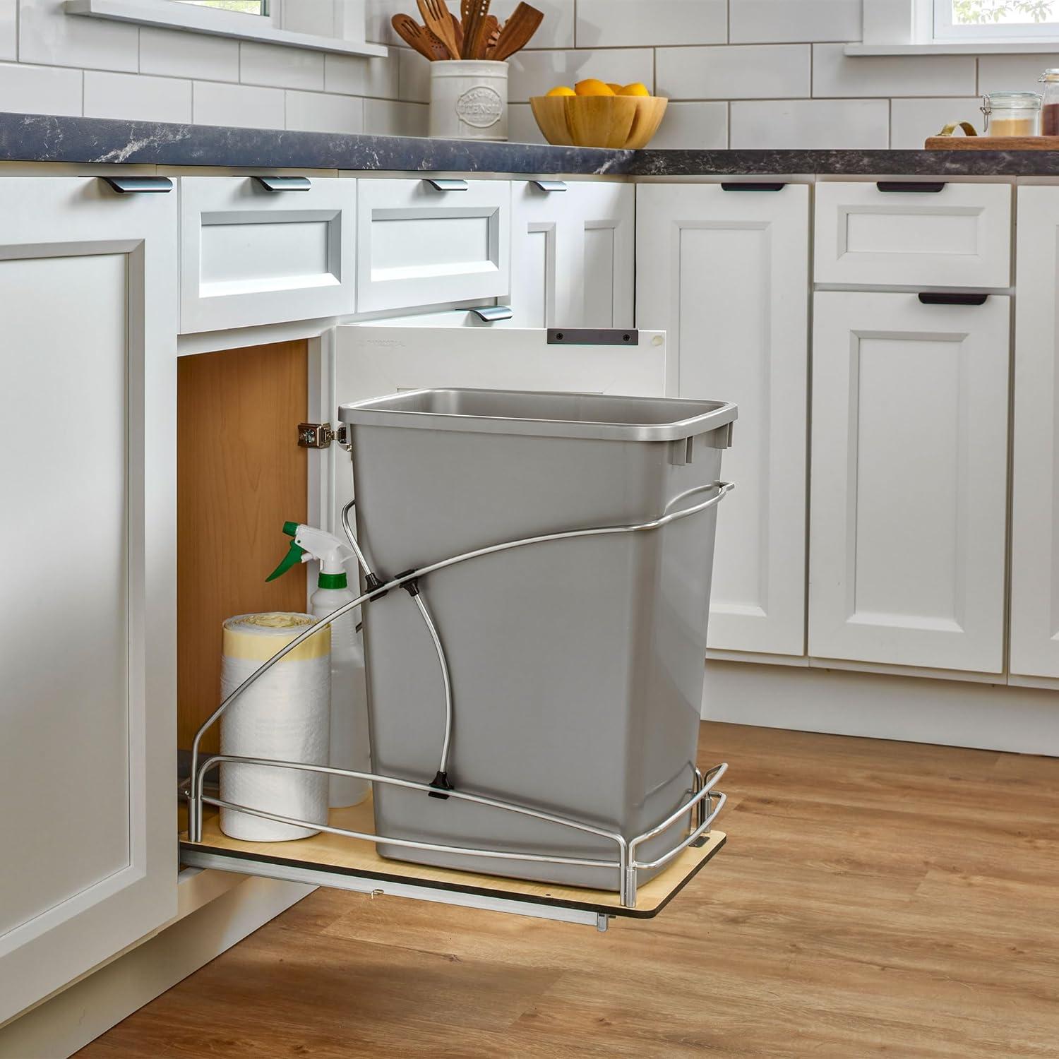 Rev-A-Shelf Rev-A-Shelf Double 27 qt. Pullout Trash Containers