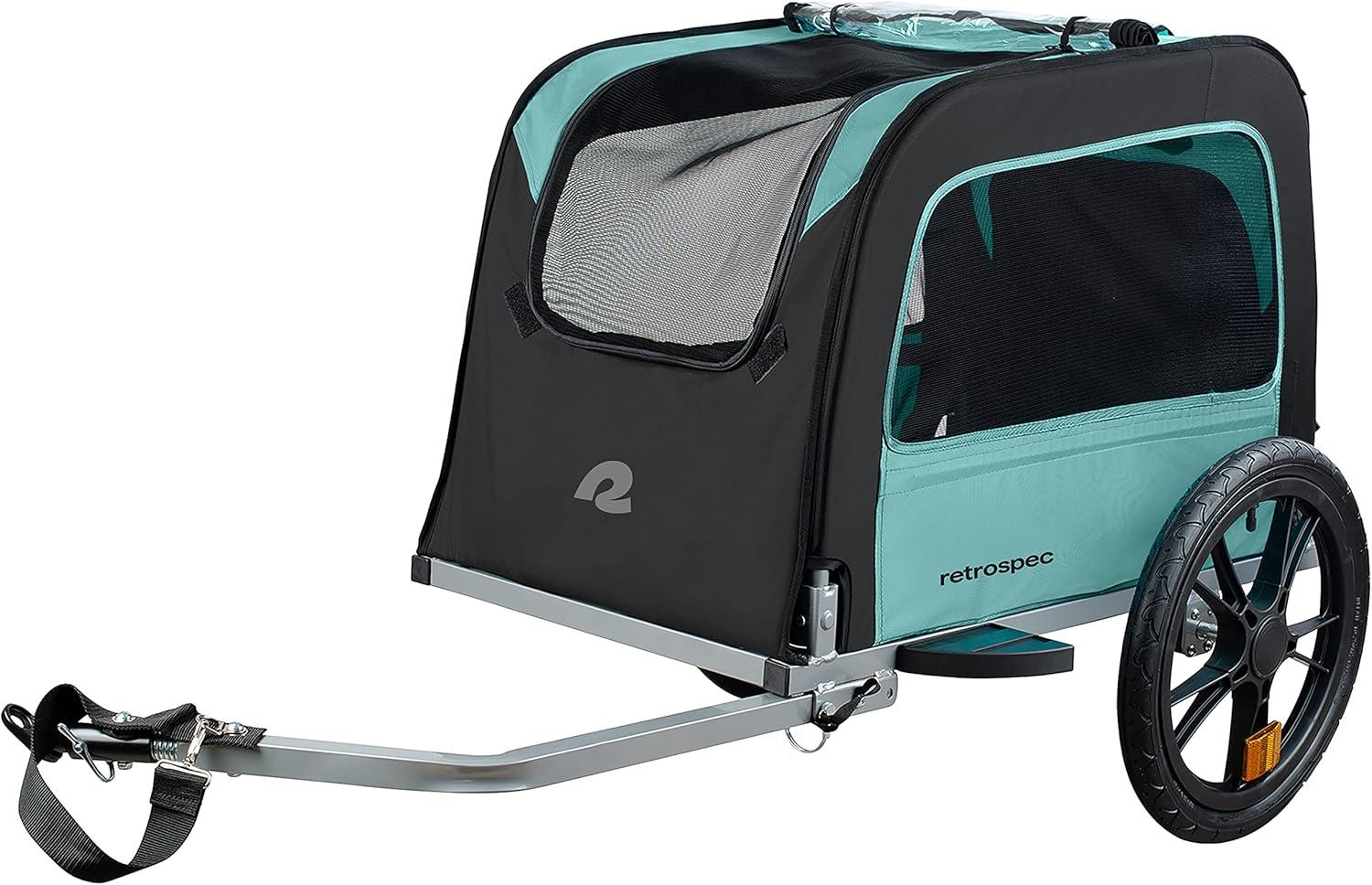 Blue Ridge Foldable Pet Bike Trailer with Mesh Canopy