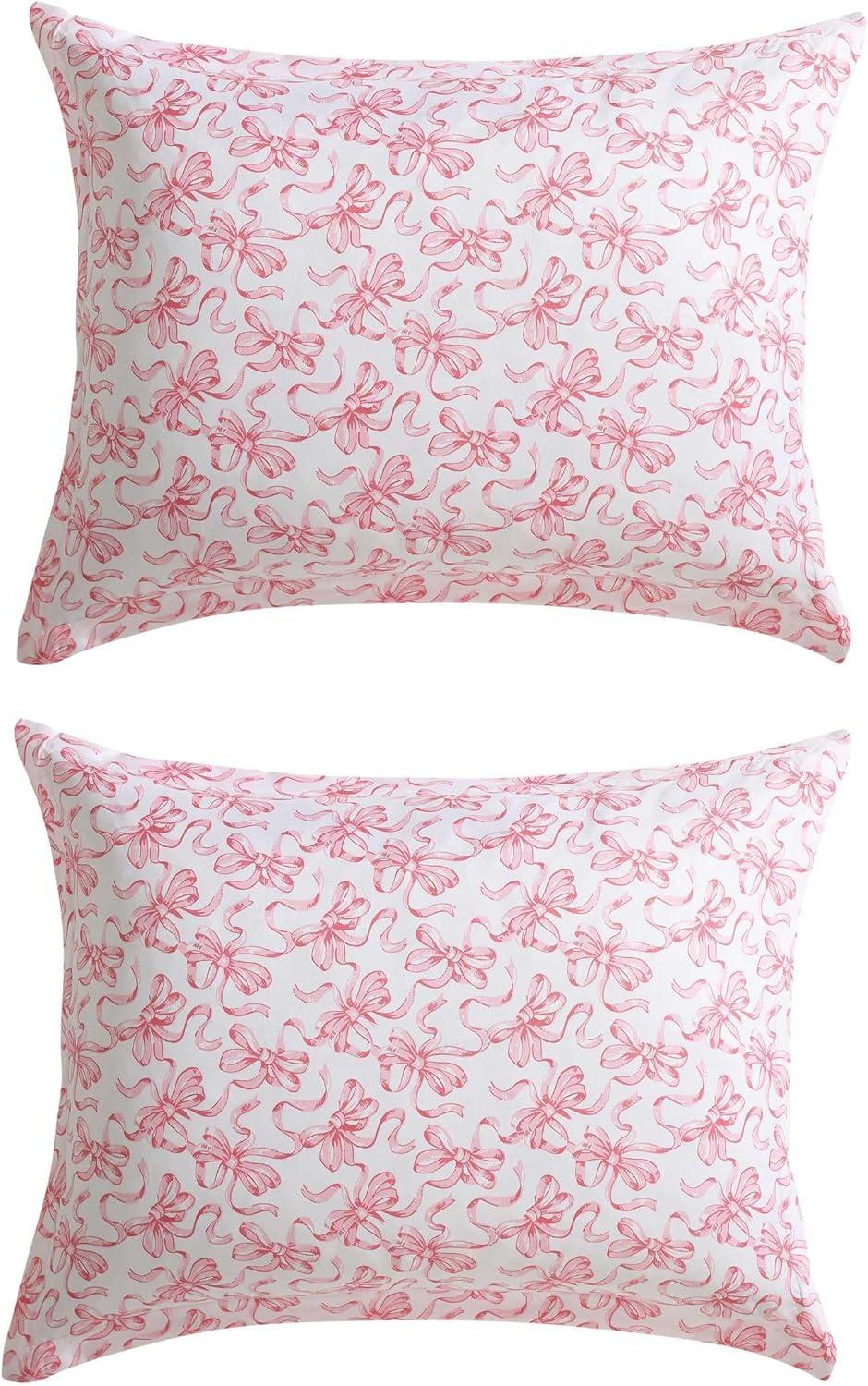 Betsey Johnson Betsey Johnson Ballet Bows Pink Reversible Duvet Cover Set