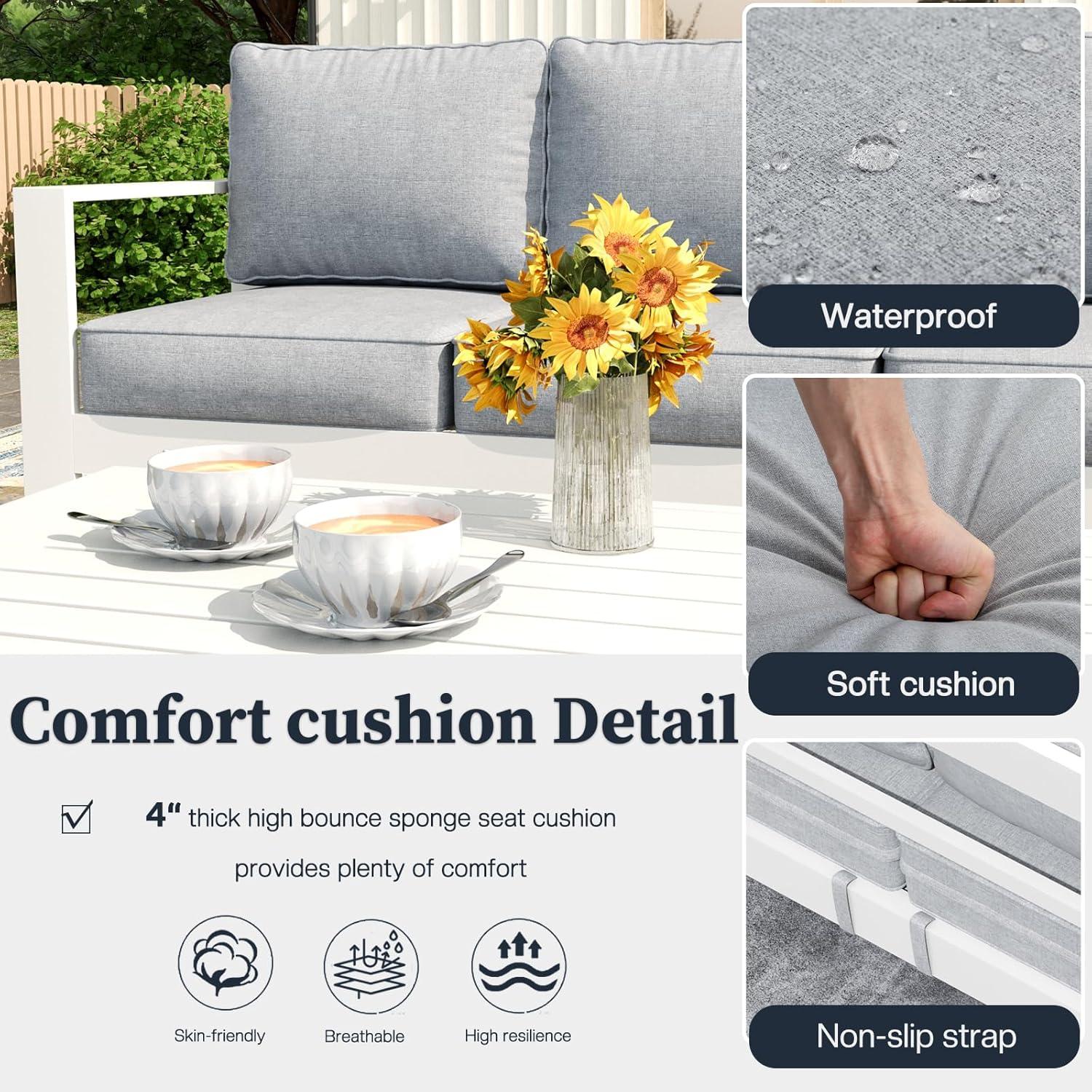 Alturas Standalone Product 50" Wide Outdoor Loveseat