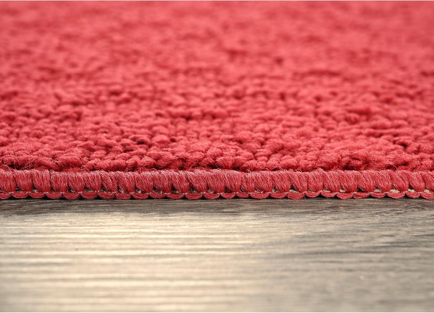 Garland Rug Town Square Chili Red Indoor Area Rug, 8' x 10'