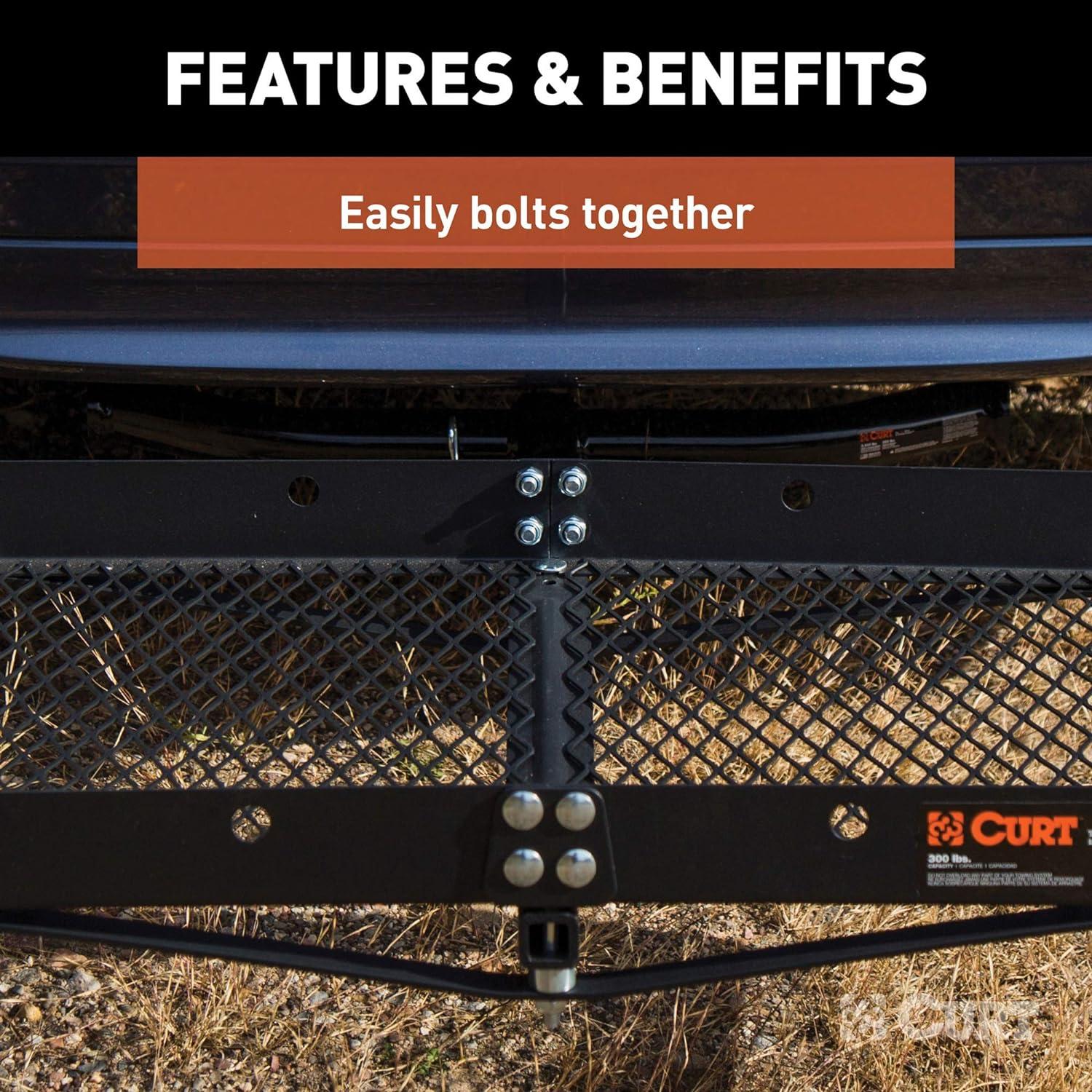 CURT Tray-Style Cargo Carrier