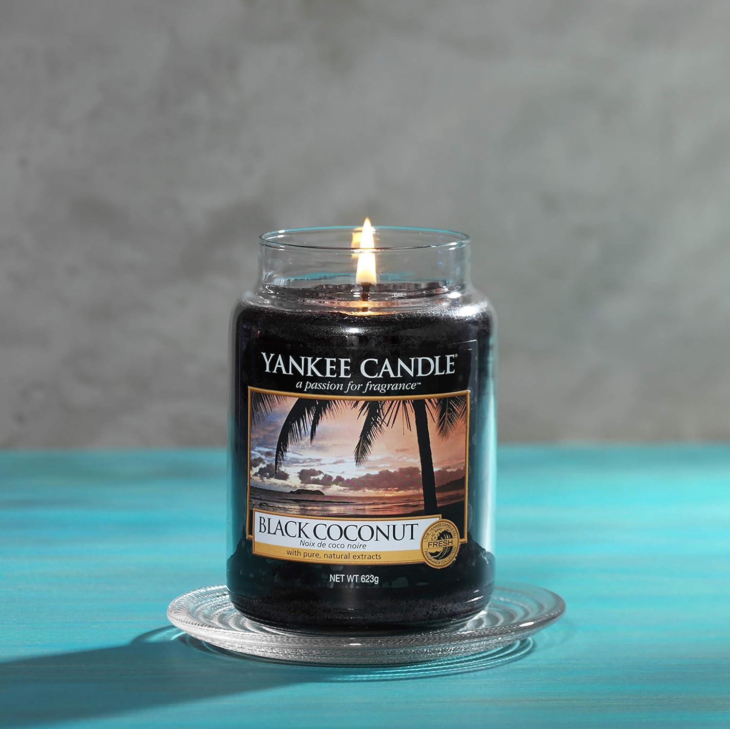 Yankee Candle Scented 22 oz Large Jar Candle - Black Coconut