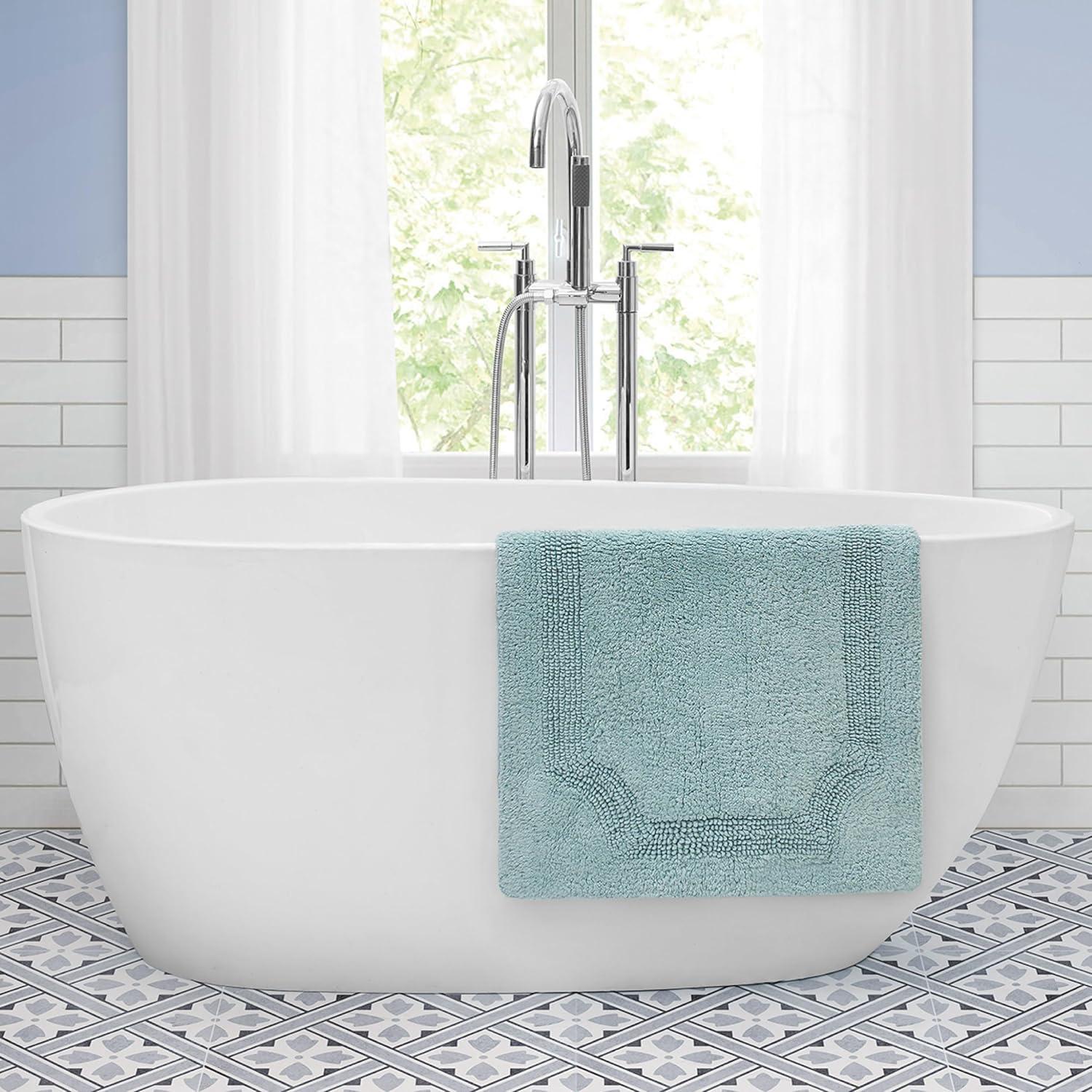 Laura Ashley Laura Ashley Reversible Cotton Bath Rug