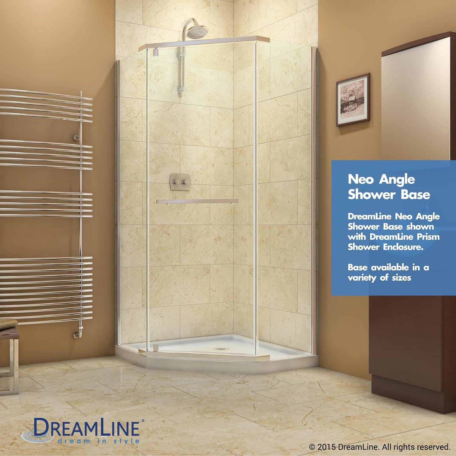 SlimLine 40" W x 40" D Neo-Angle Single Threshold Shower Base