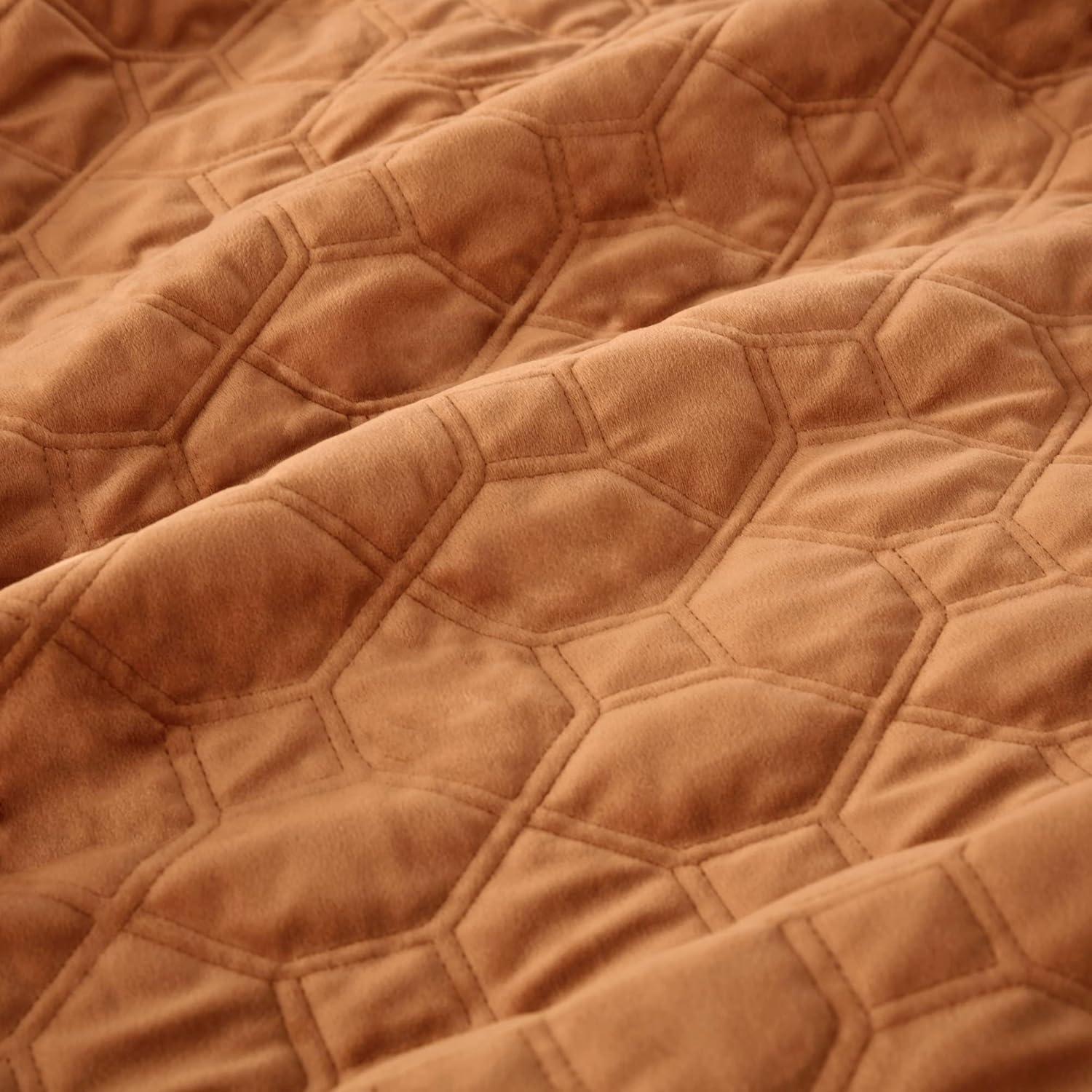 Madison Park Harper 3 Piece Velvet Quilt Set