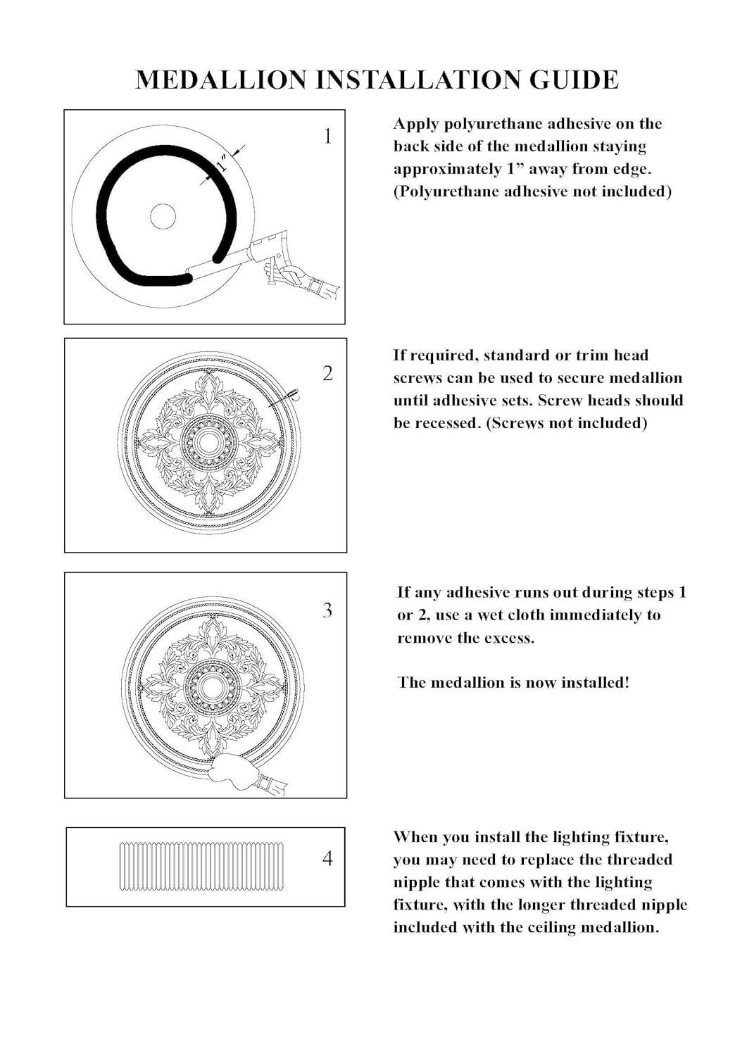 8210-63-Livex Lighting-Versailles - Ceiling Medallion in Style - 30.5 Inches wide by 1.5 Inches high-Verona Bronze Finish