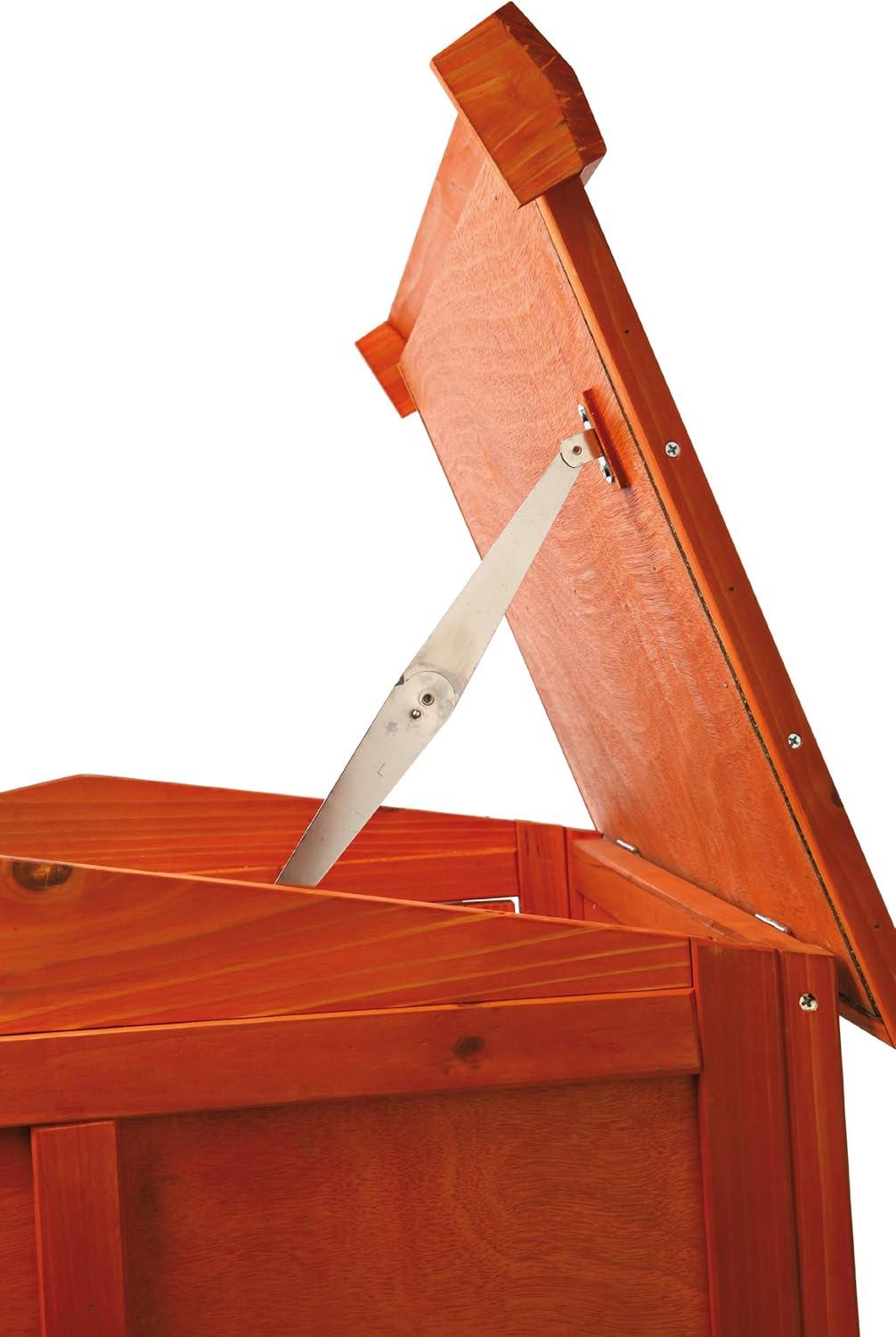 TRIXIE TRIXIE Elevated Single Rabbit Hutch with Large Run, Ramp, Ideal for Rabbits or Guinea Pigs