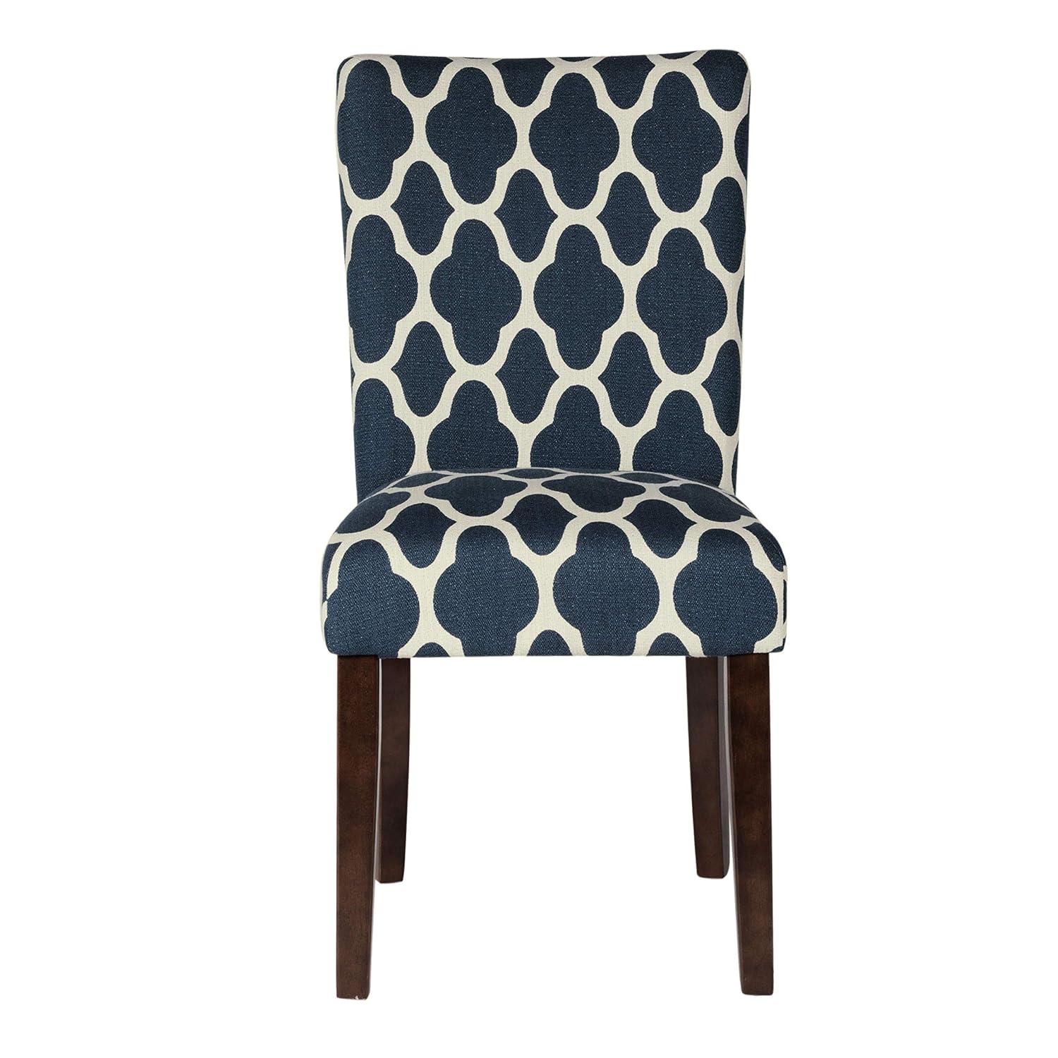 HomePop Parsons Dining Chairs (Set of 2), Quatrefoil
