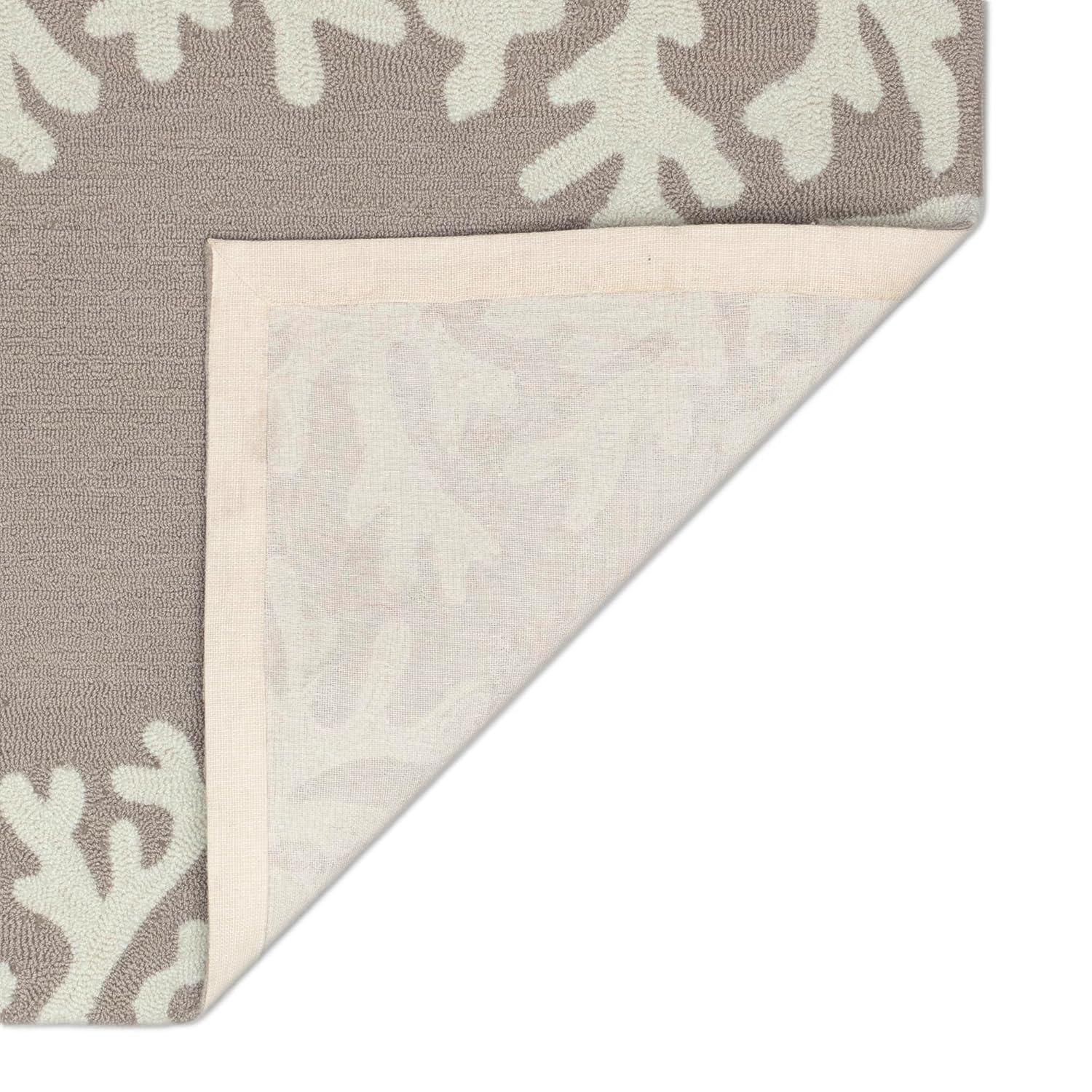 Coral Border Outdoor Rug