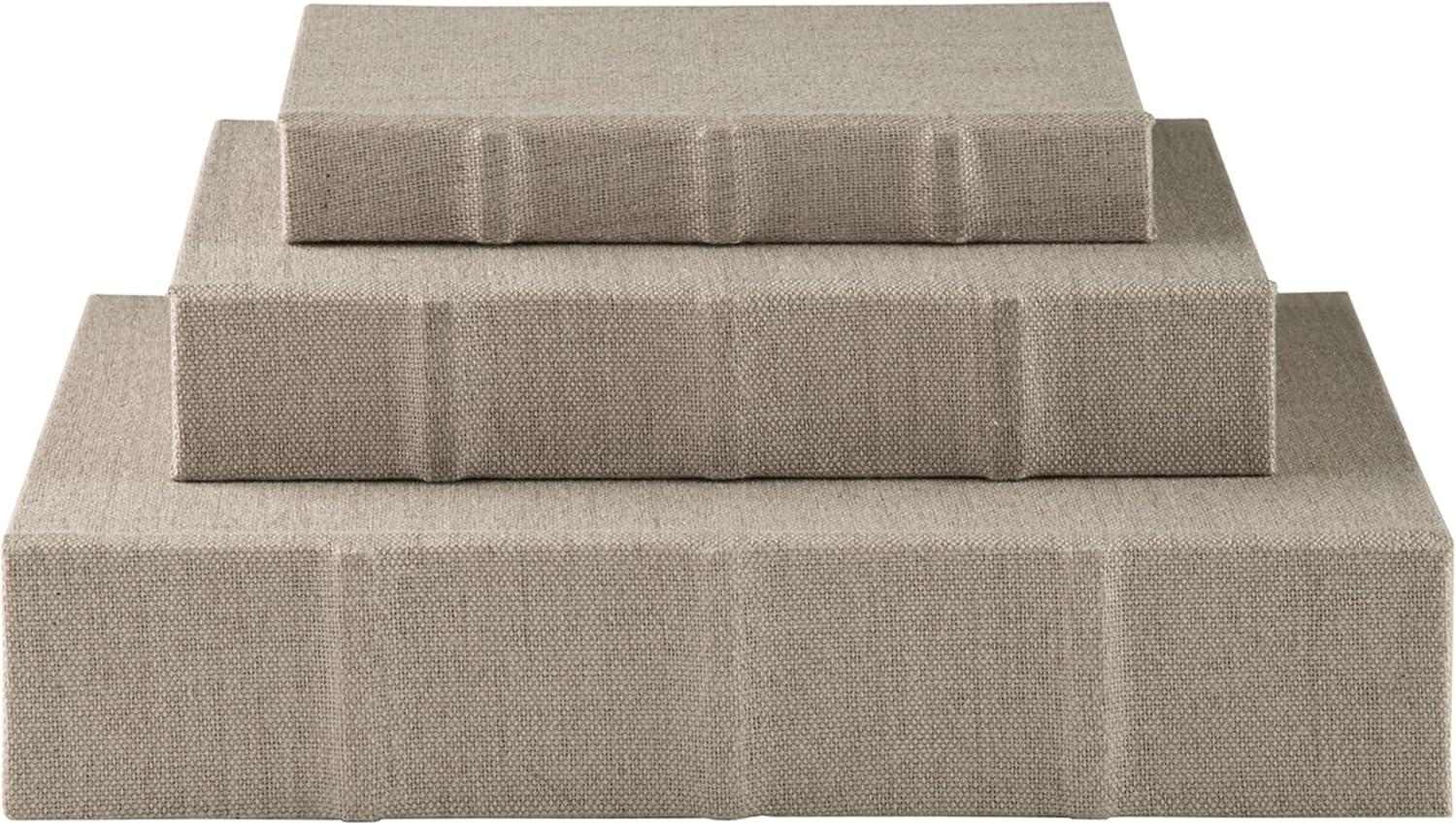 Ebern Designs Kepir 3 Piece Fabric Book Box Set