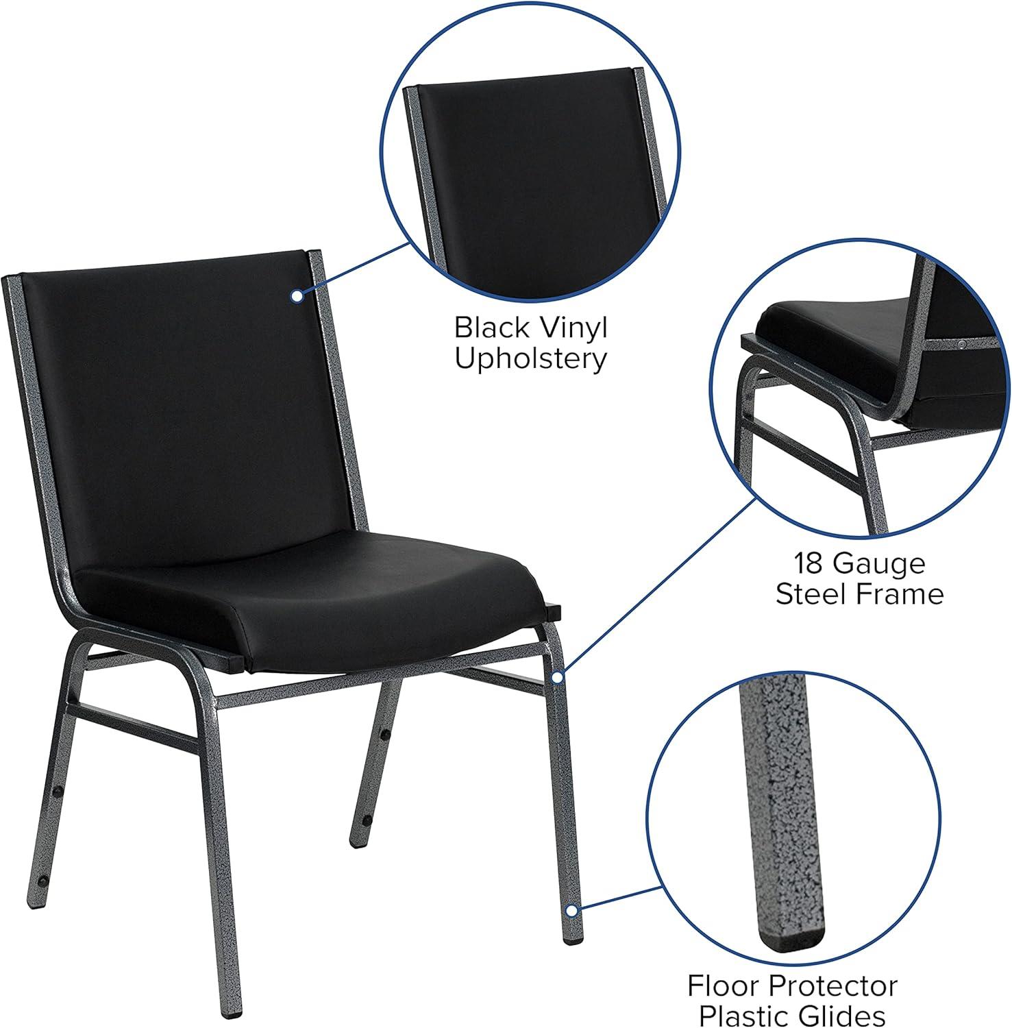 Flash Furniture Gunther Heavy Duty Stack Chair (Set of 4)