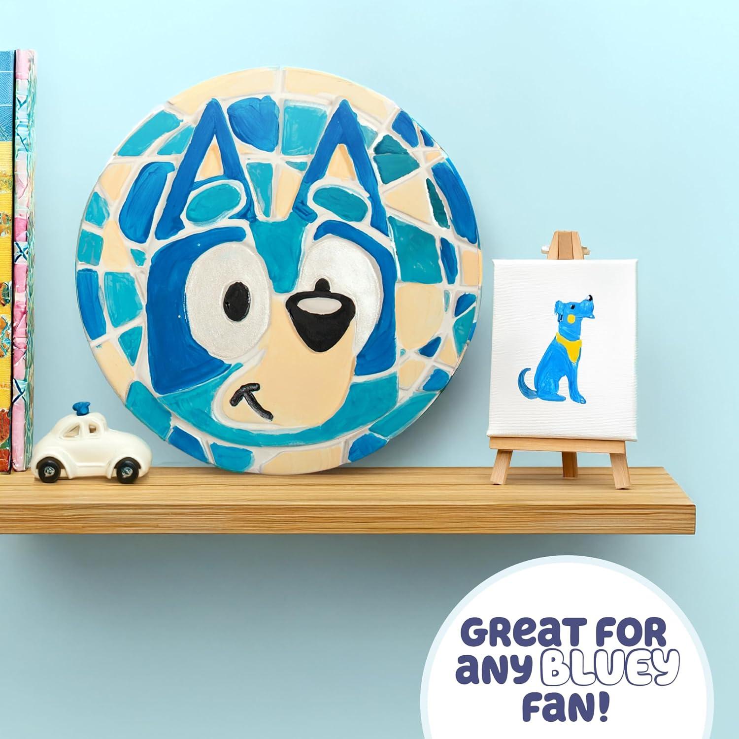 Bluey Ceramic Stepping Stone Painting Kit for Kids