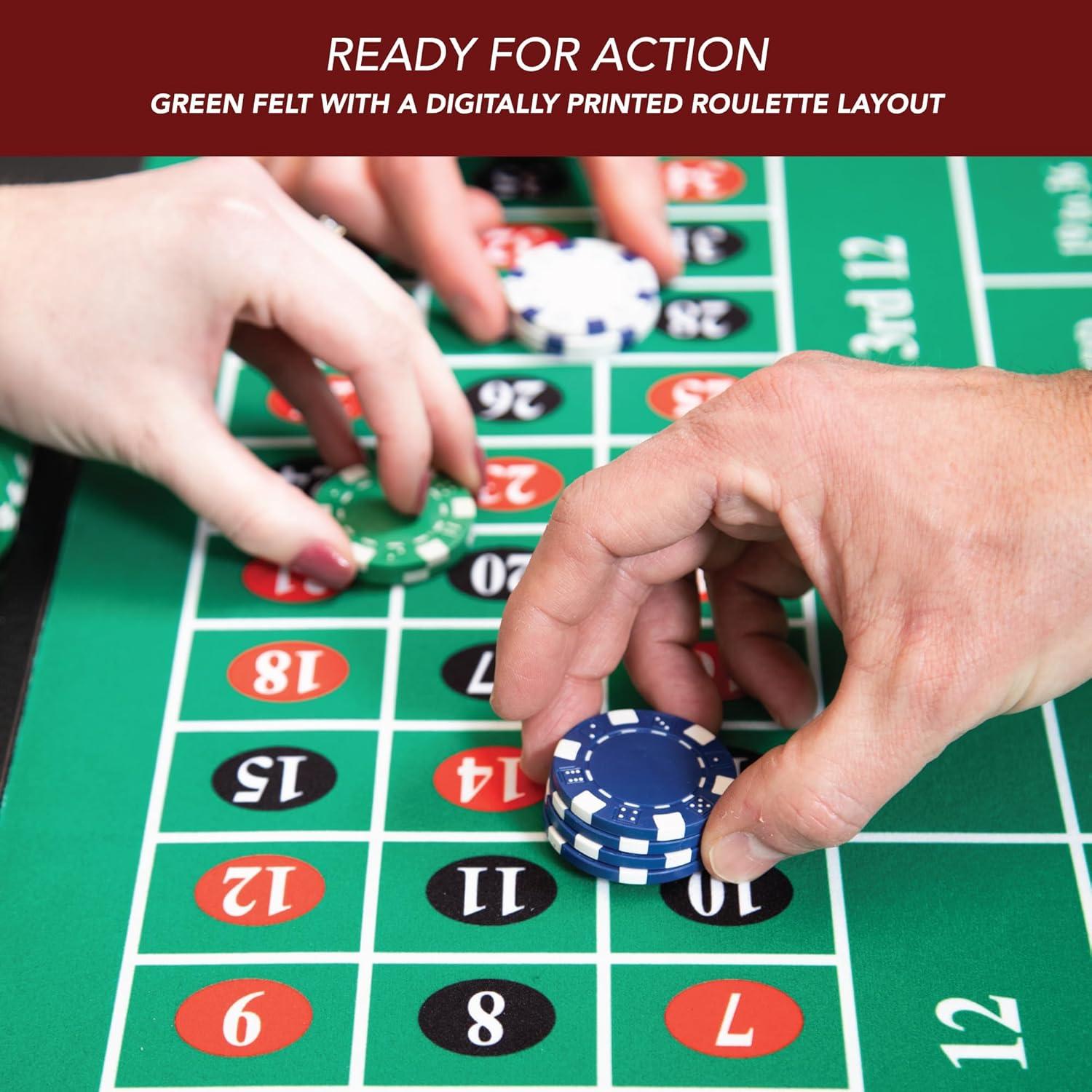 Hathaway Games 48" Monte Carlo Poker Table