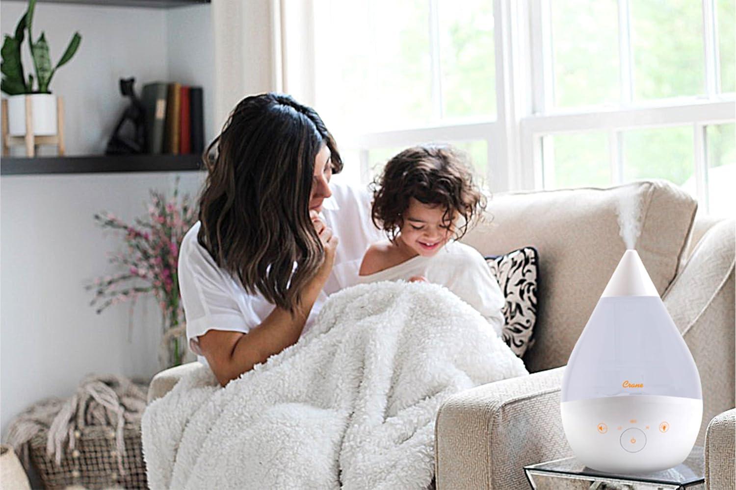 Drop 2.0 , 4-in-1 Cool-Mist Humidifier with Aroma Tray & Sound Machine