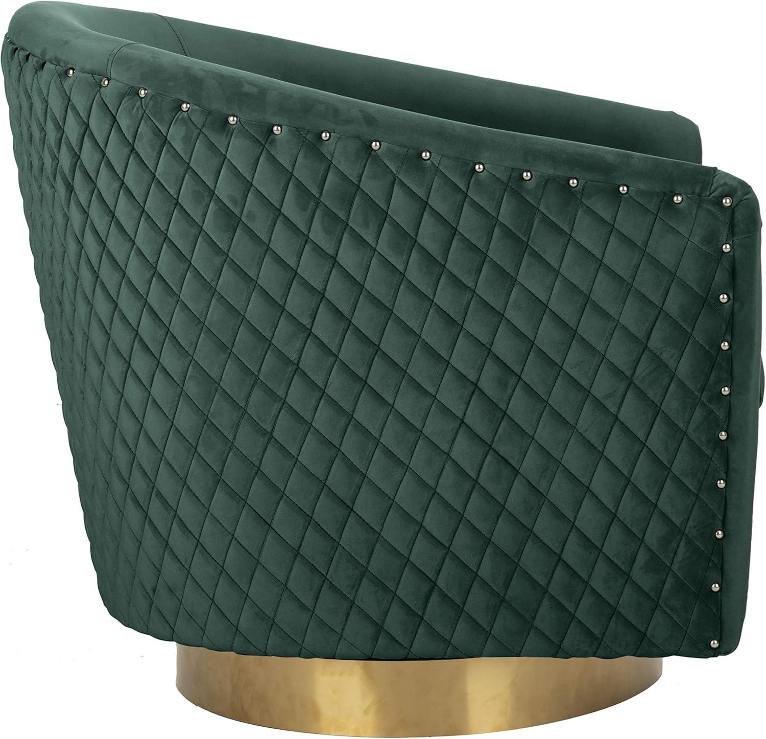 Skye Upholstered Swivel Barrel Chair