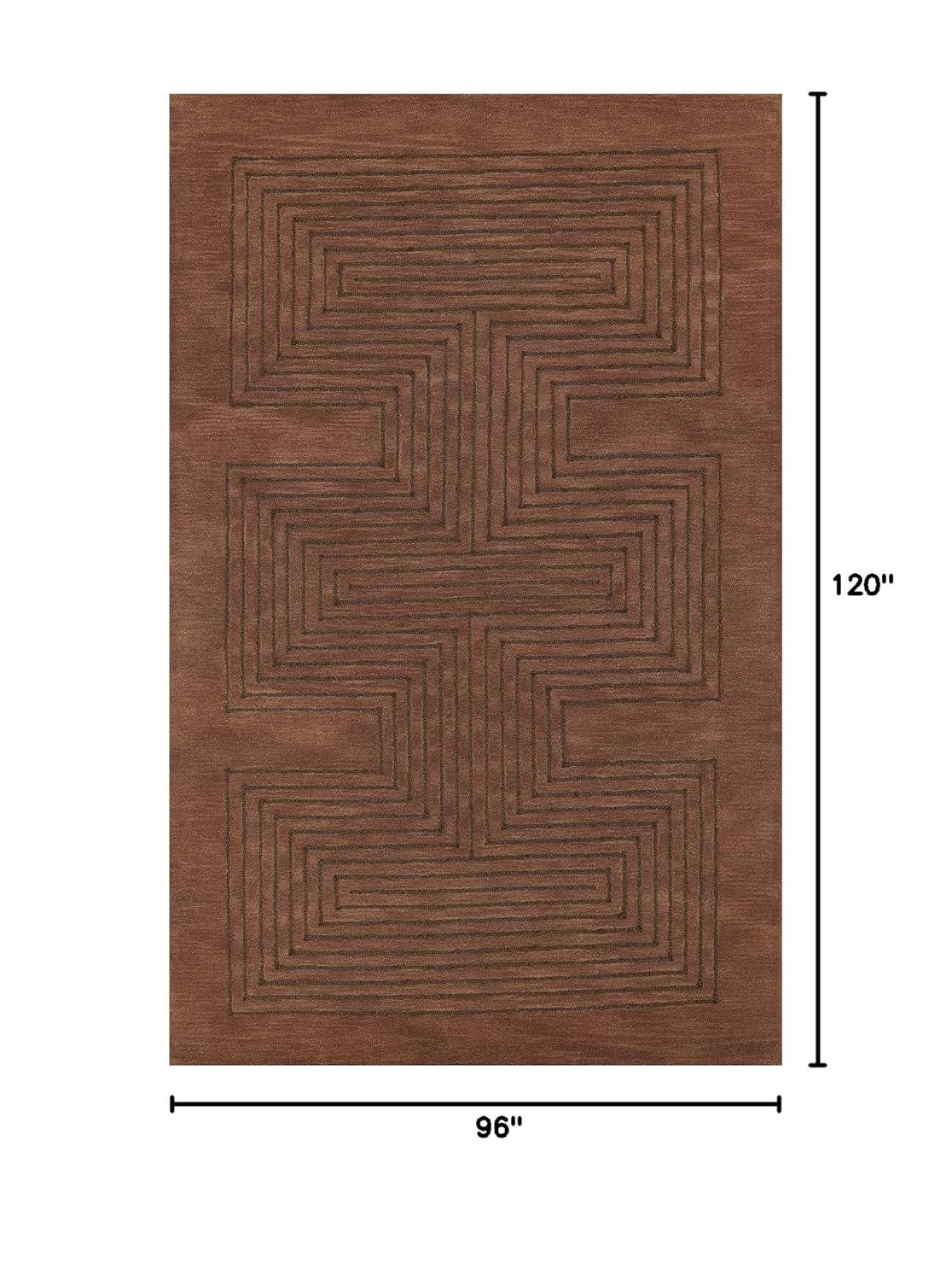 Simone Hand-Tufted Wool Rug - 8' x 10'
